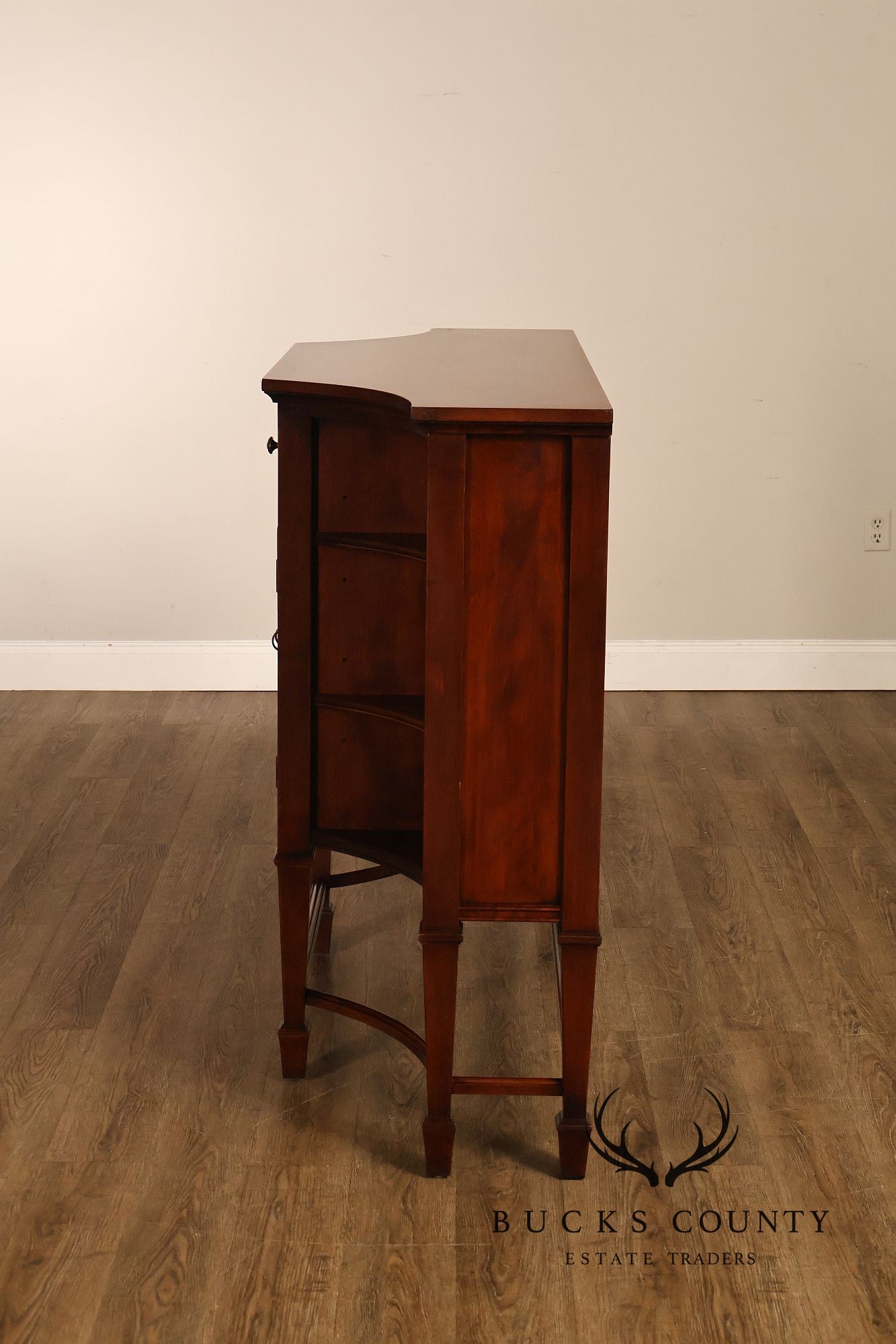 Nichols & Stone Traditional Williamsburg Bowfront Sideboard Server