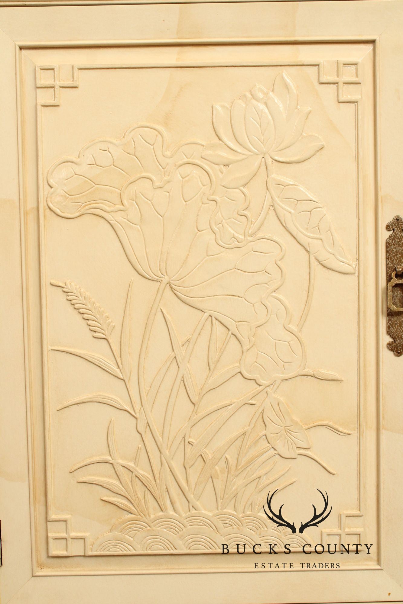 Henredon 'Villa Borghese' Carved and Lacquered Armoire