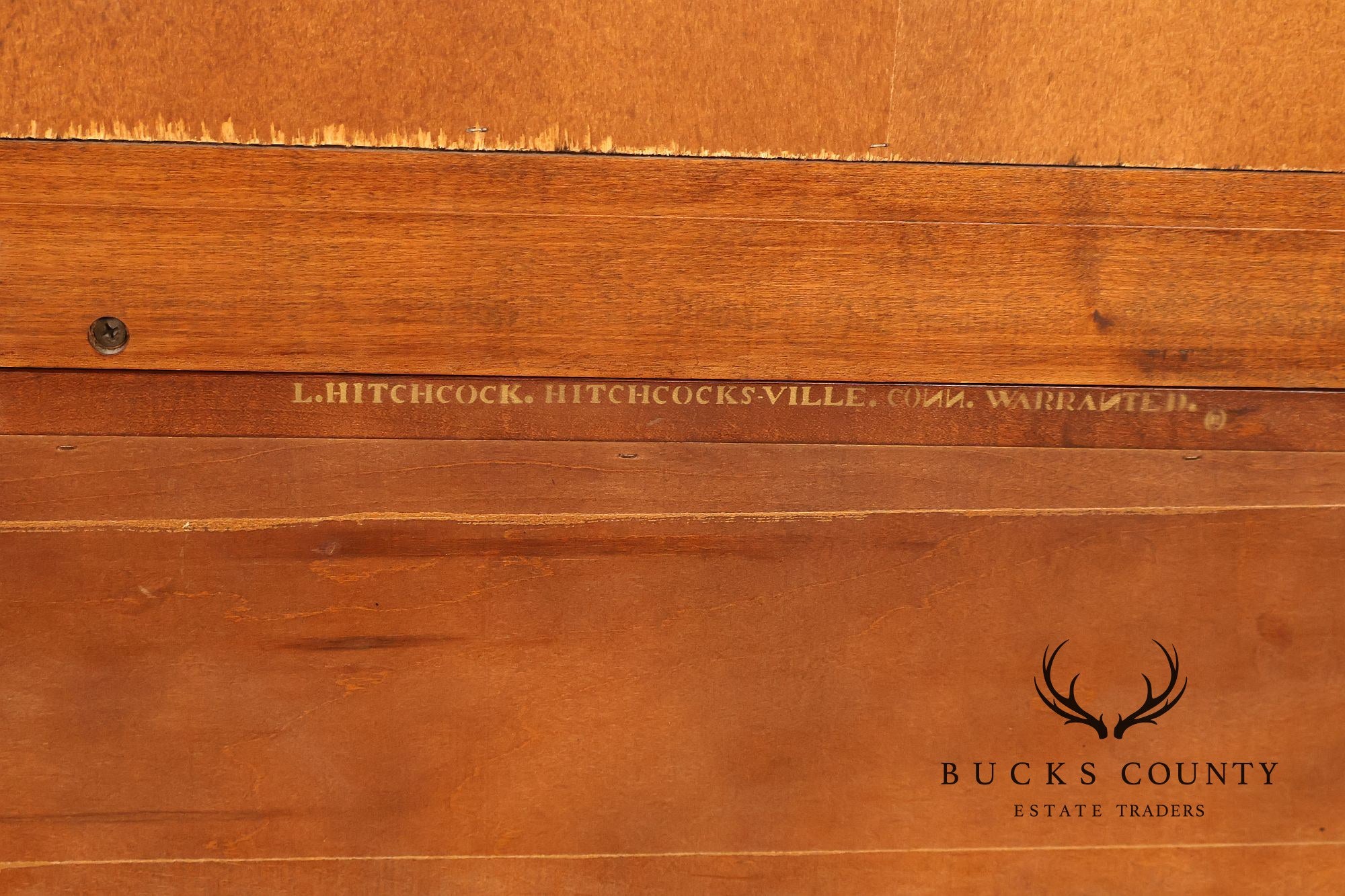 Hitchcock Two Piece Maple Step Back Hutch