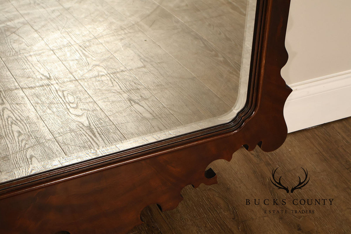 Drexel Heritage Chippendale Style Mahogany Wall Mirror