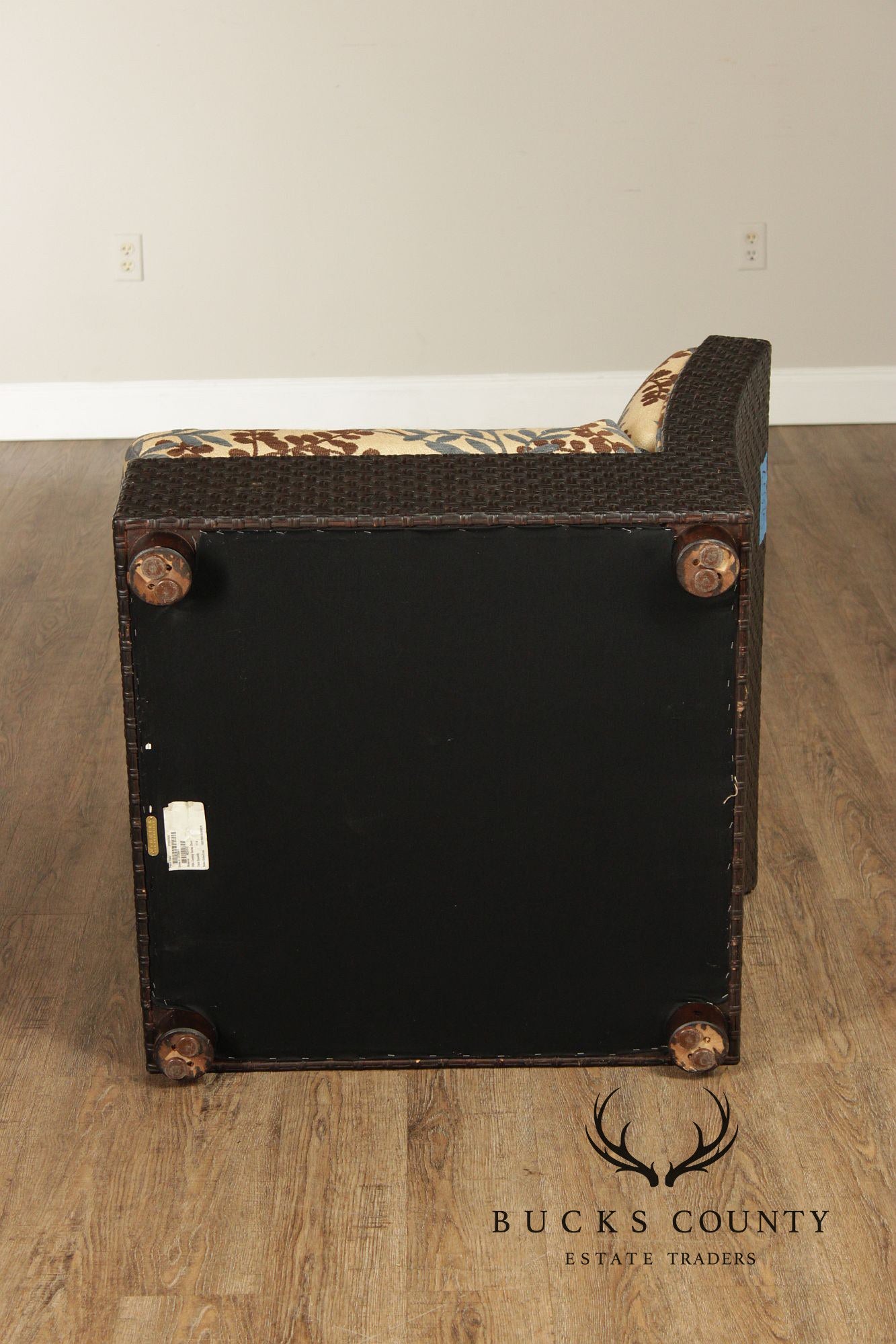 Orlando Diaz-Azcuy For McGuire Cambay Woven Wicker4 Part Sectional Sofa