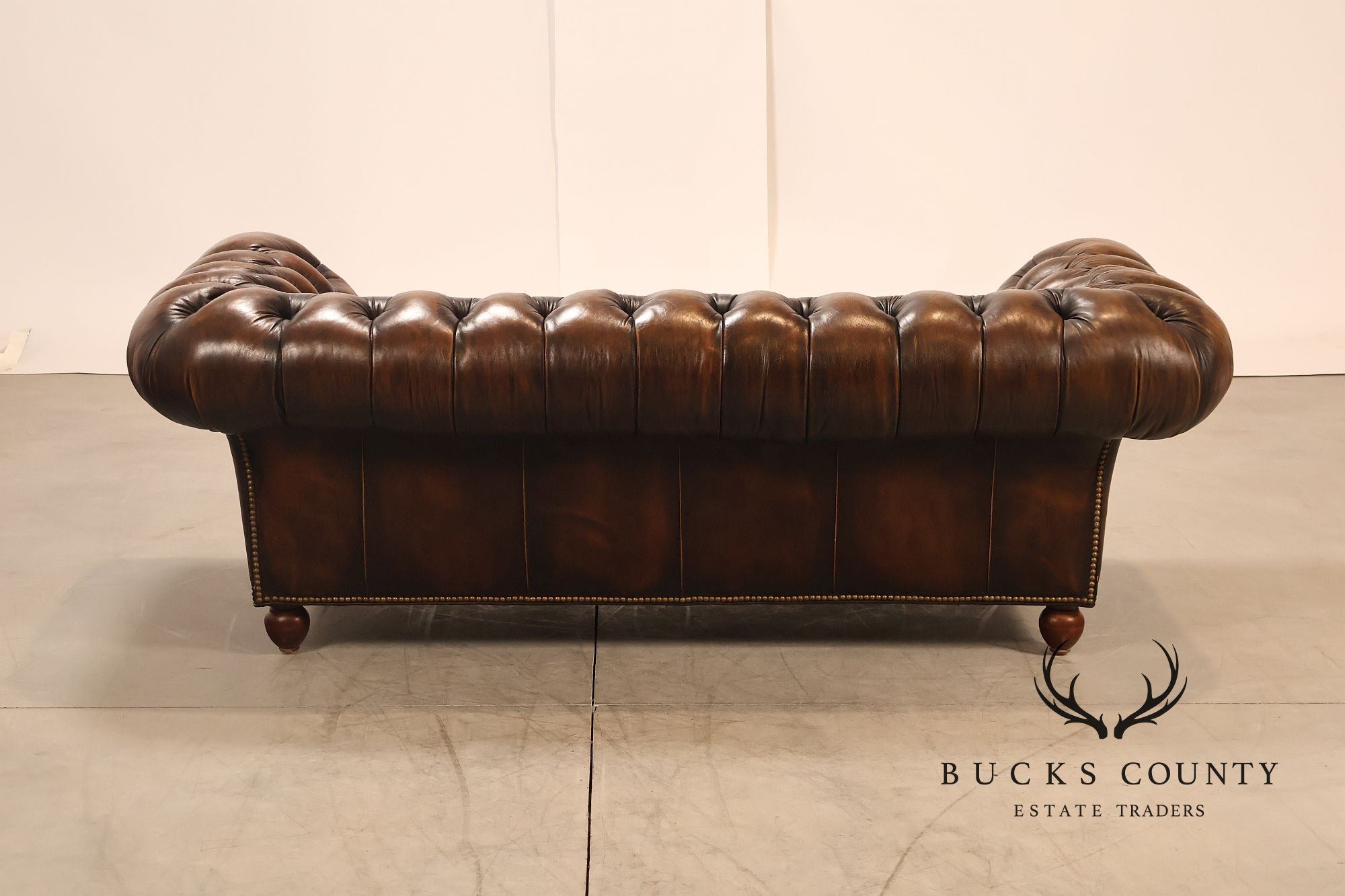 Hancock & Moore Leather Chesterfield Sofa