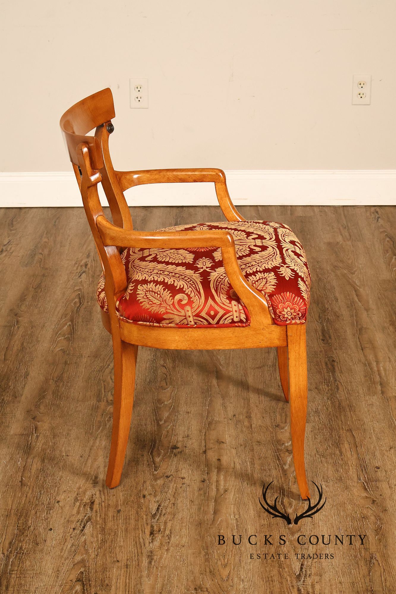 William Switzer French Empire Style Arrowback Armchair