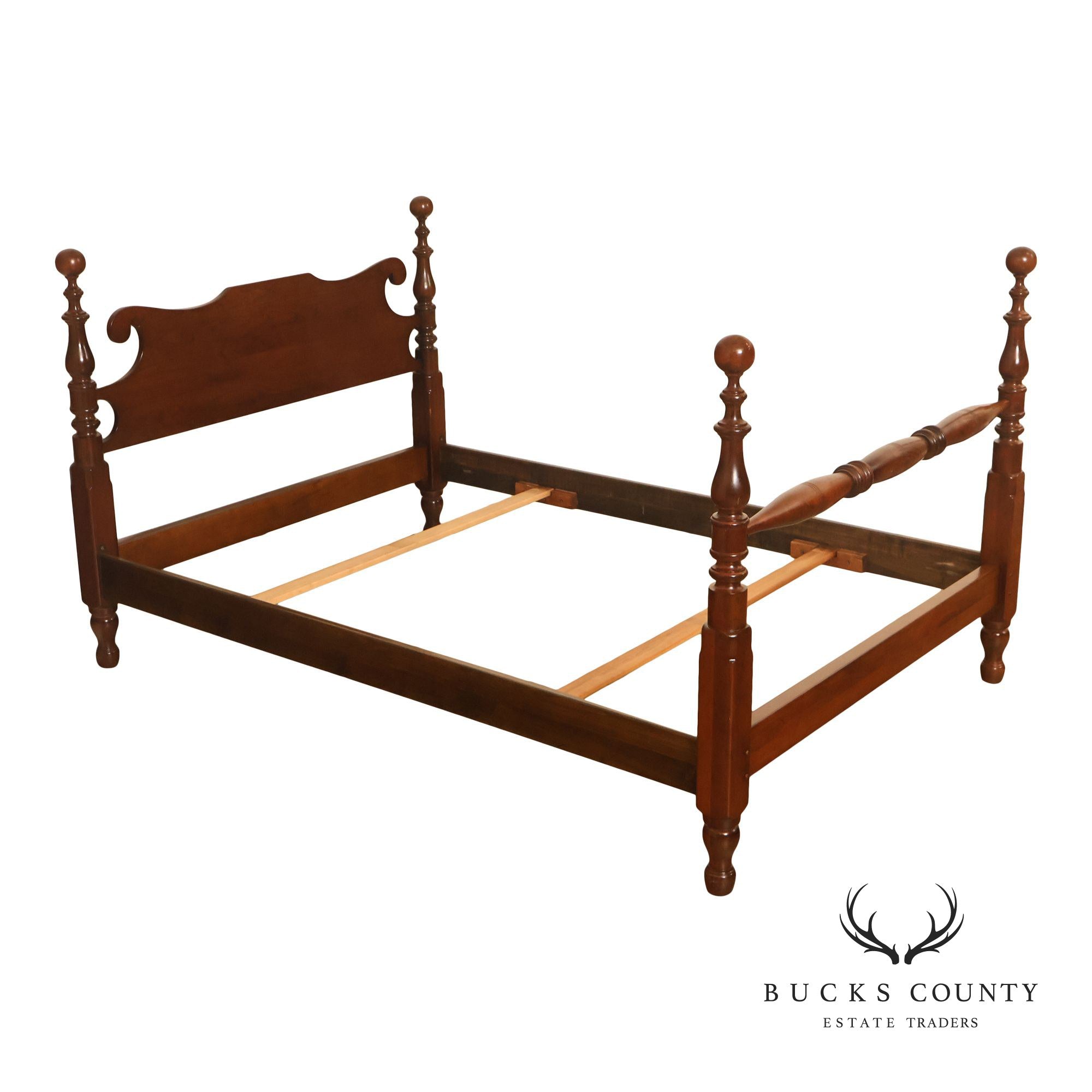 Stickley Colonial Style Vintage Cherry Full Size Bed Frame
