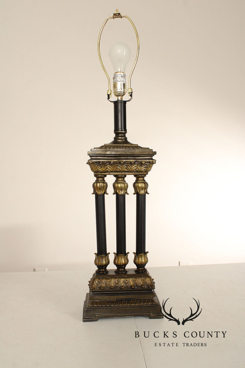 Neoclassical Style Columnar Table Lamp