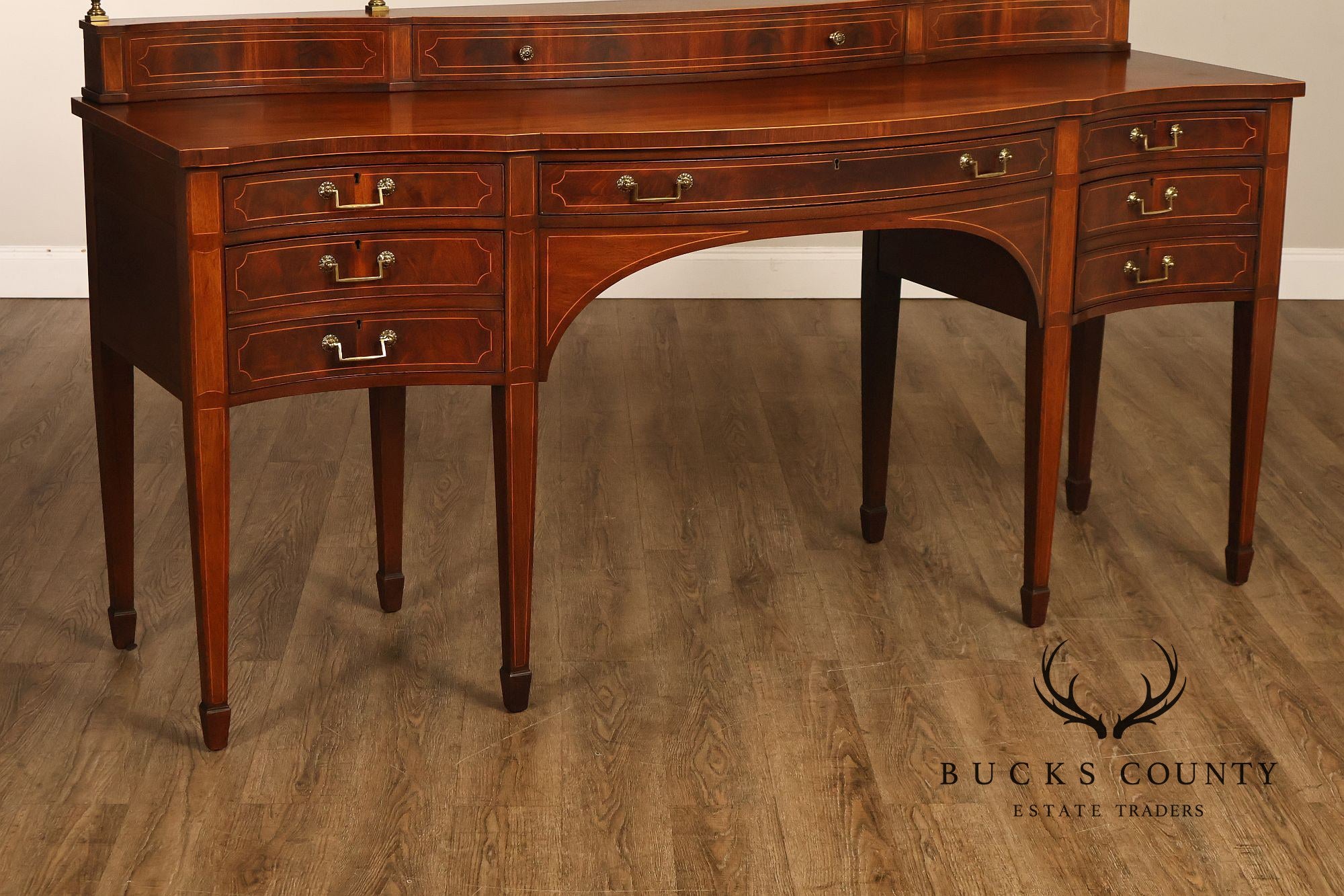 1940's Baker Regency Style Mahogany Sideboard