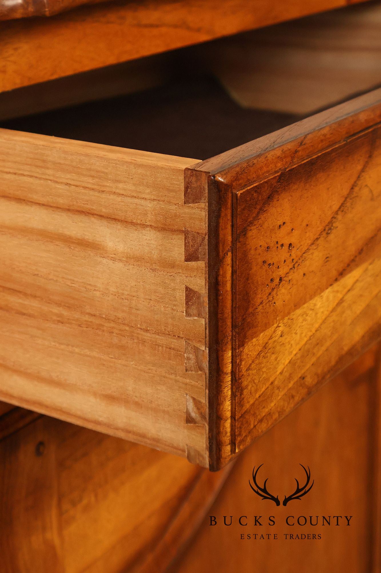 Hekman French Country Style Oak Two-Door Server