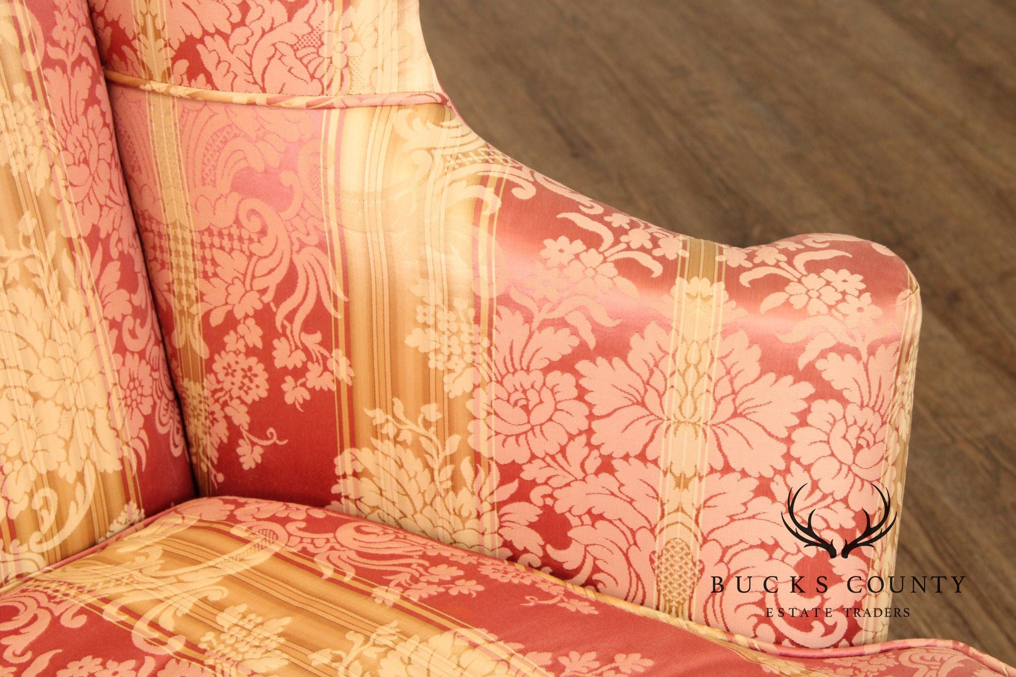 Chippendale Style Ball and Claw Foot Wing Chair