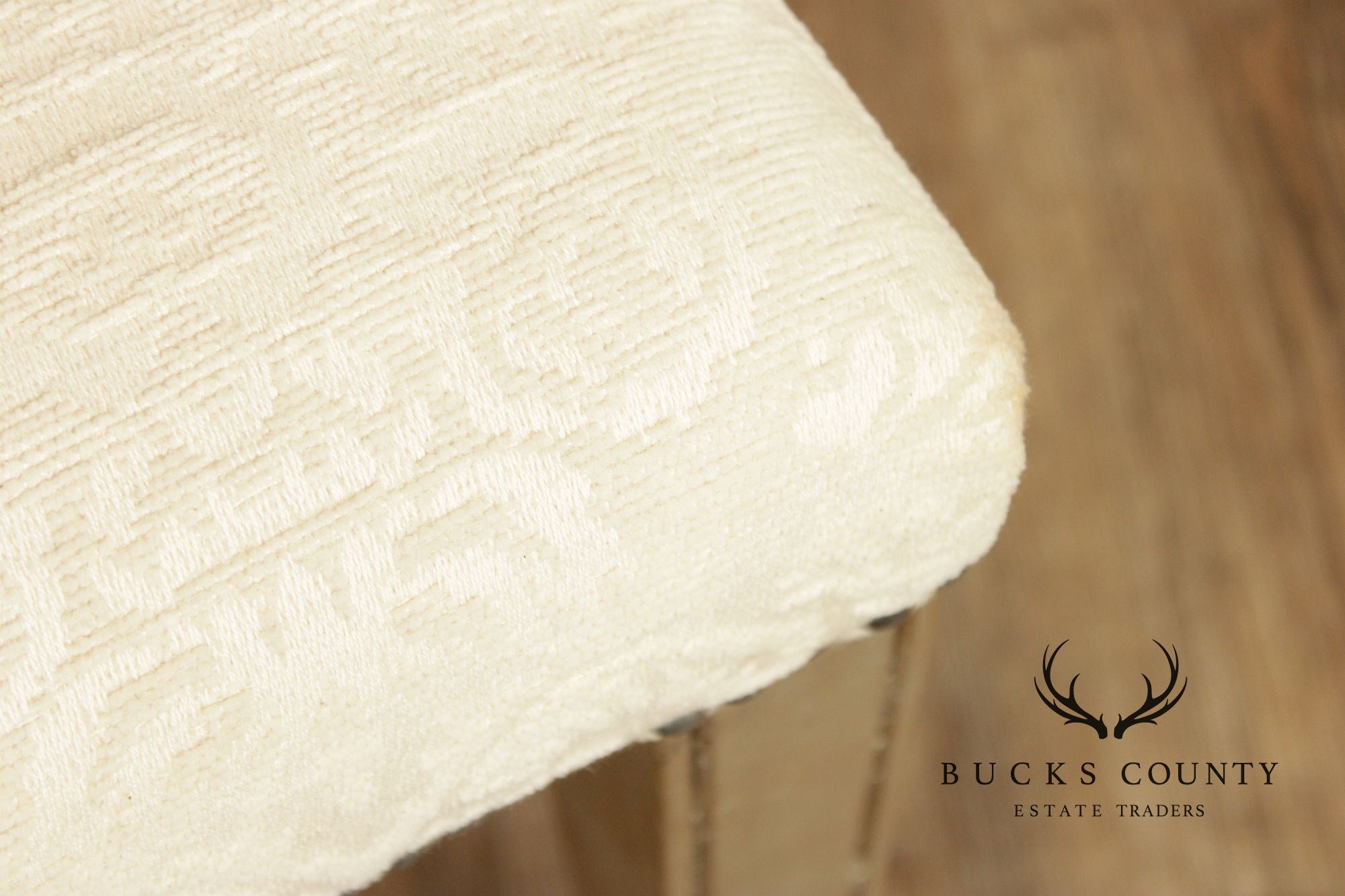 Henredon Set of Four Silver Leaf Side Dining Chairs