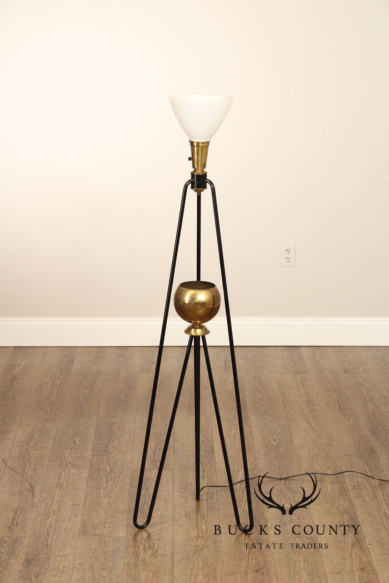 Mid Century Modern Hairpin Floor Lamp