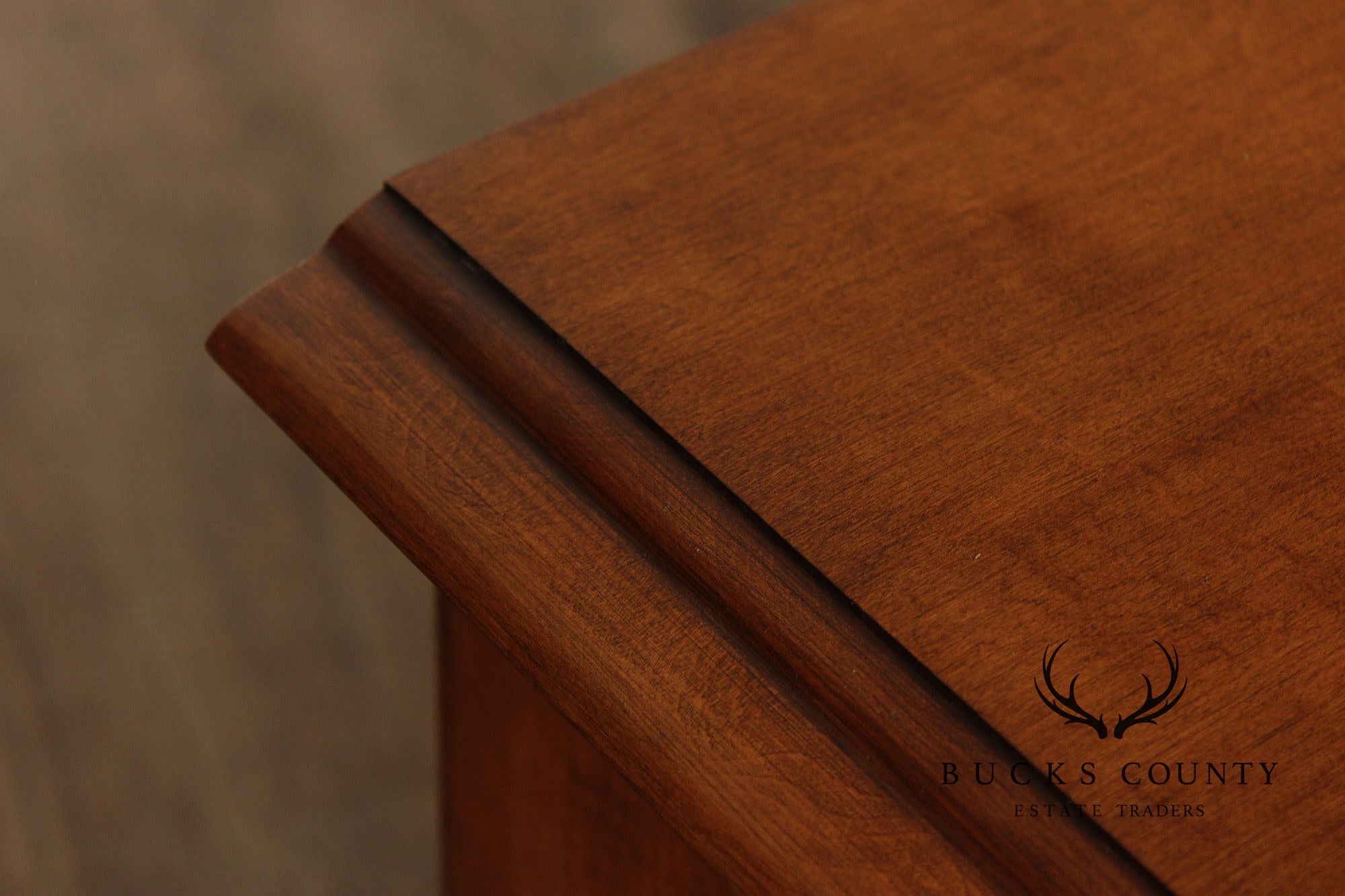 Sprague & Carleton Solid Maple Pair One Drawer Nightstands