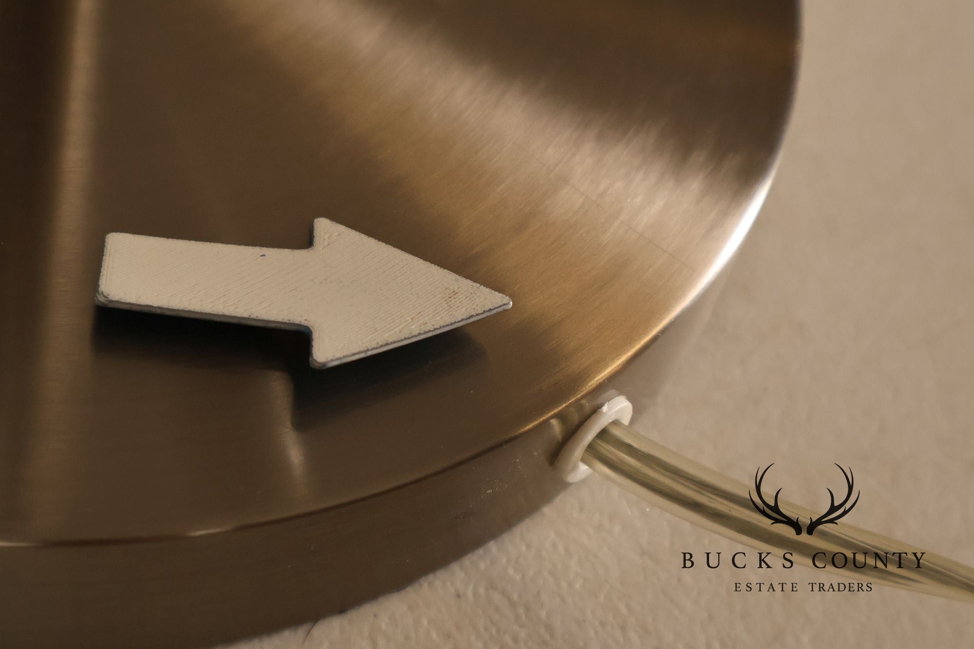 Contemporary Nickel Cantilever Table Lamp