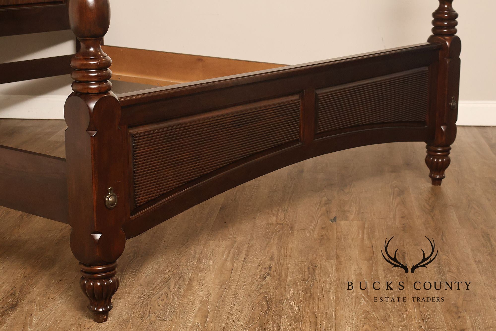 British Colonial Style Four Poster King Bed Frame