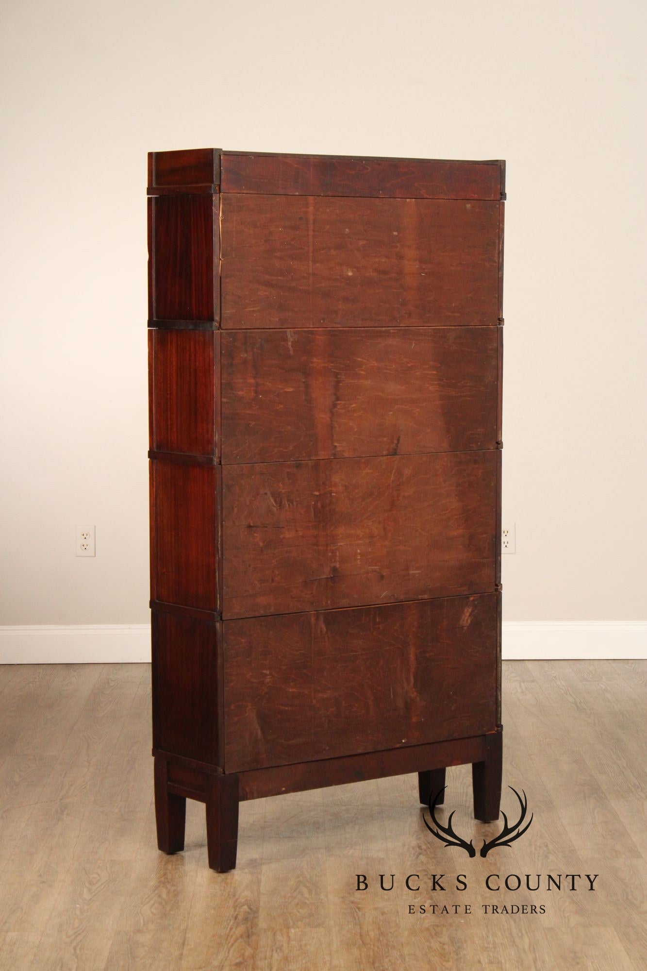 Hale Four-Stack Mahogany Barrister Bookcase