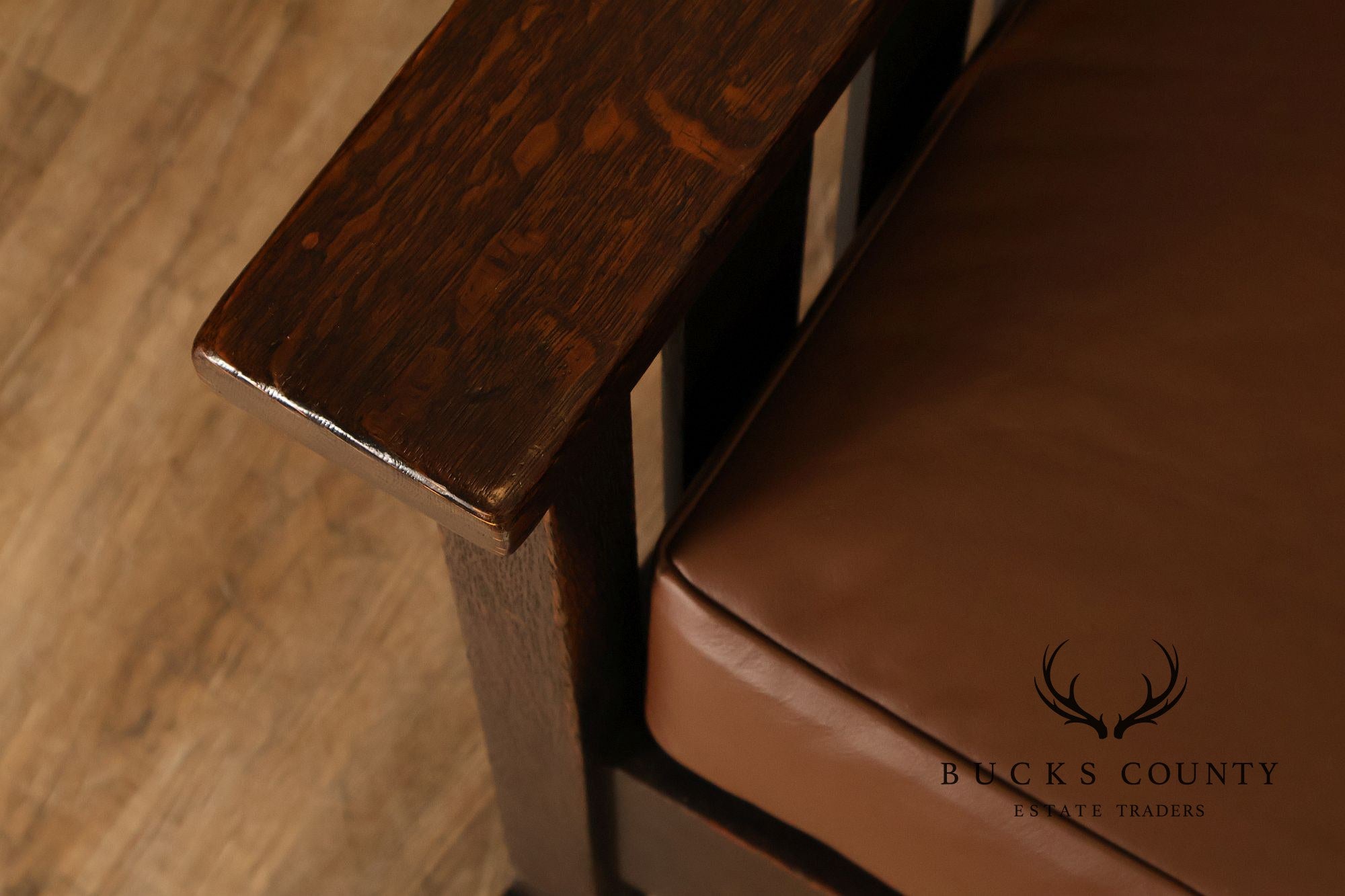 Gustav Stickley Antique Mission Oak Slatted Rocker Model No. 323