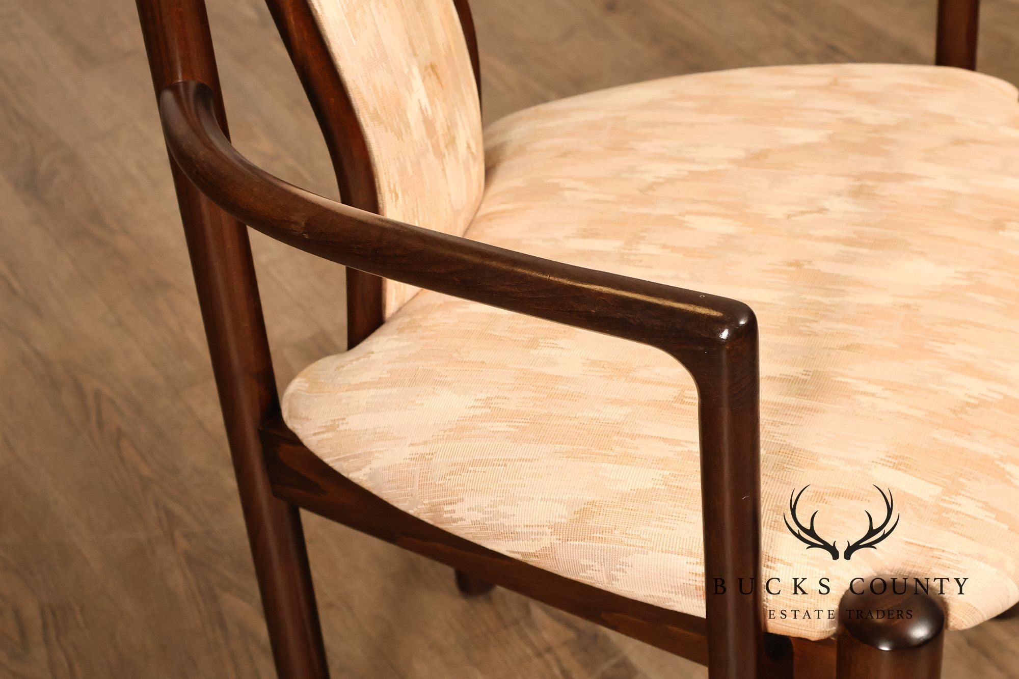 Boltinge Stolefabrik A/S Danish Modern Set Of Six Upholstered Dining Chairs