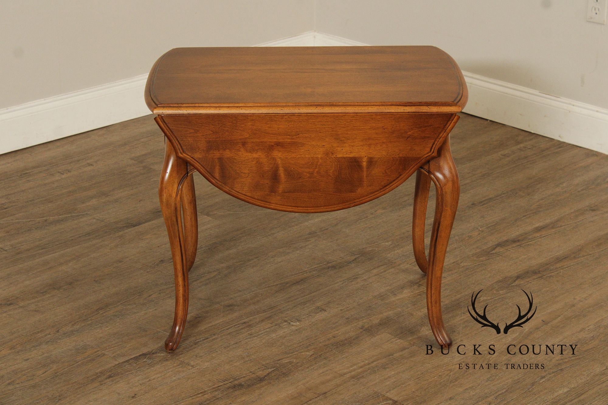 Ethan Allen 'Country French' One-Drawer Pembroke Table