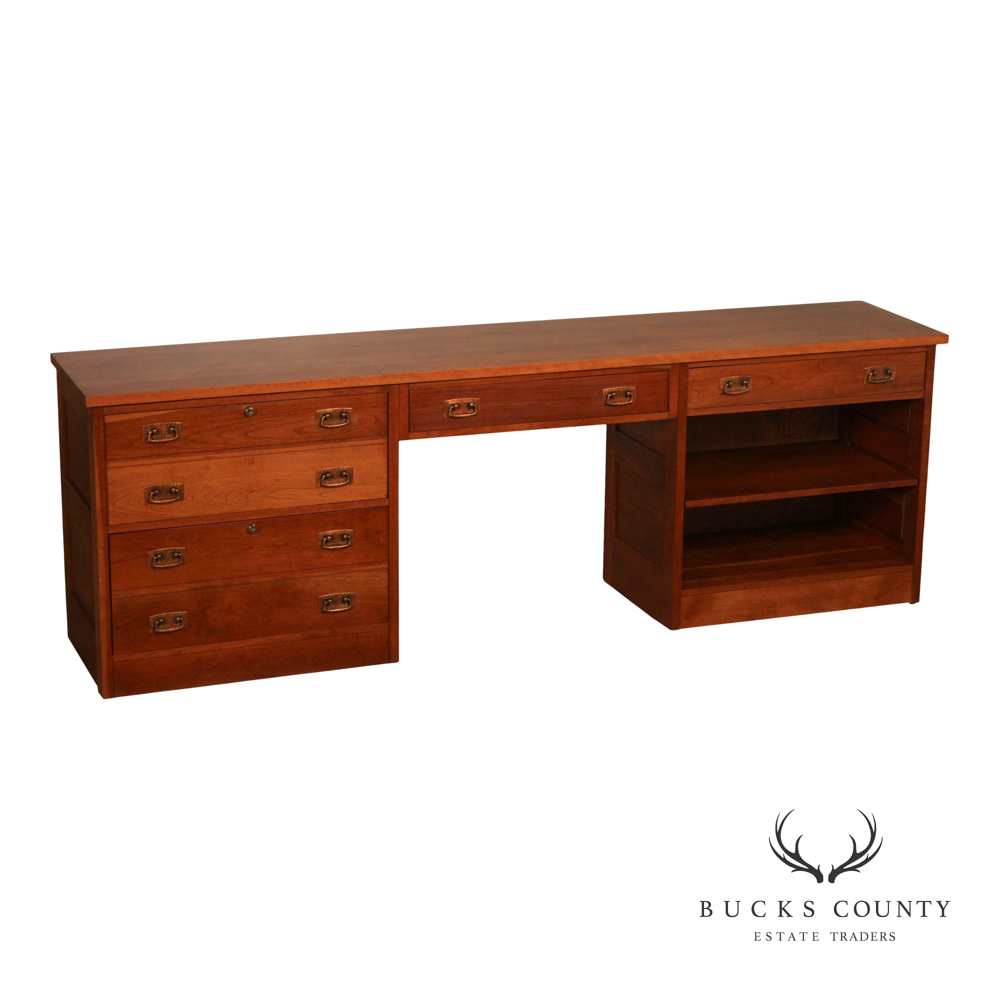 Stickley Mission Collection Cherry Credenza Desk