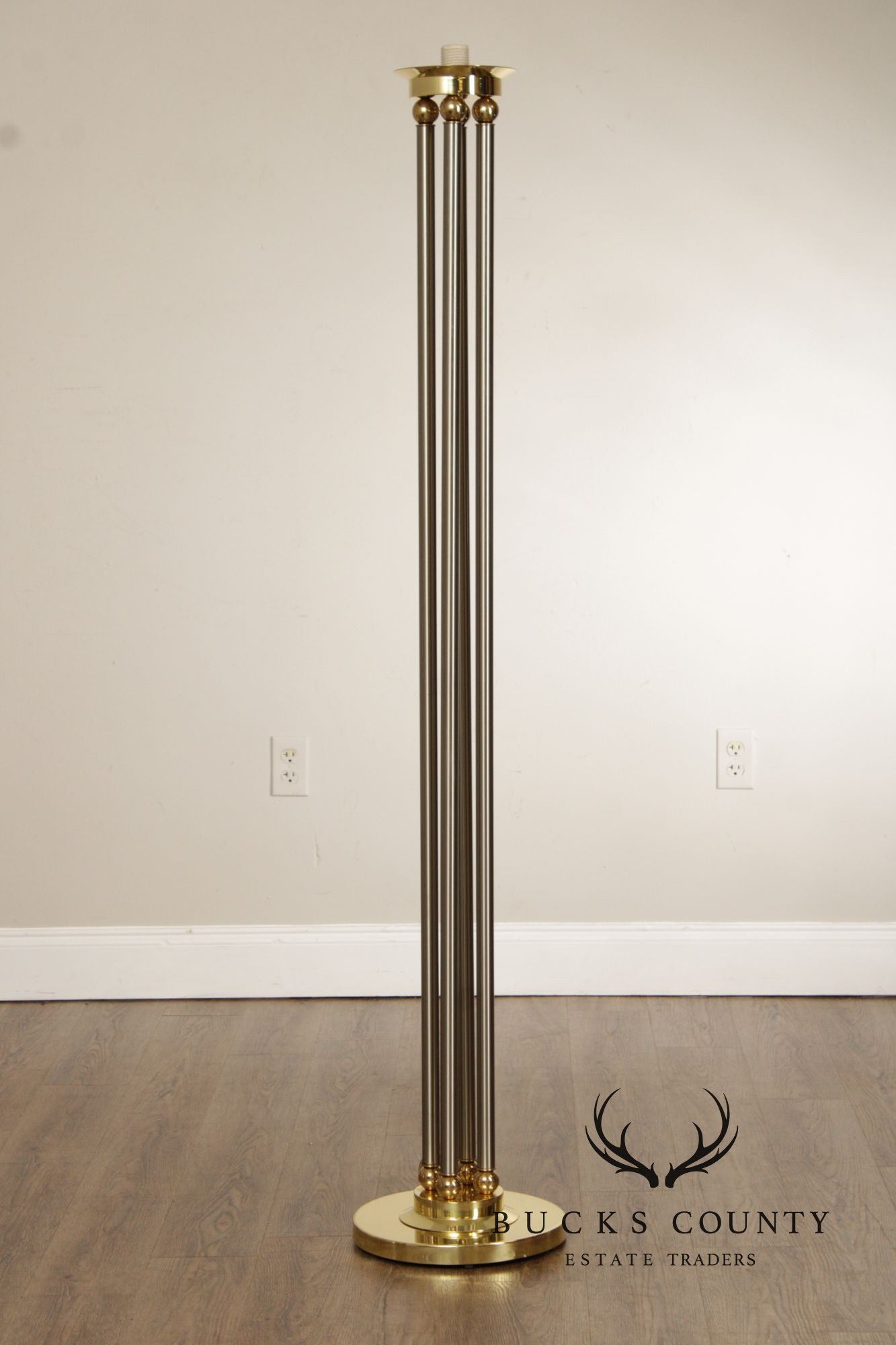 Relco Italian Modern Torchiere Floor Lamp