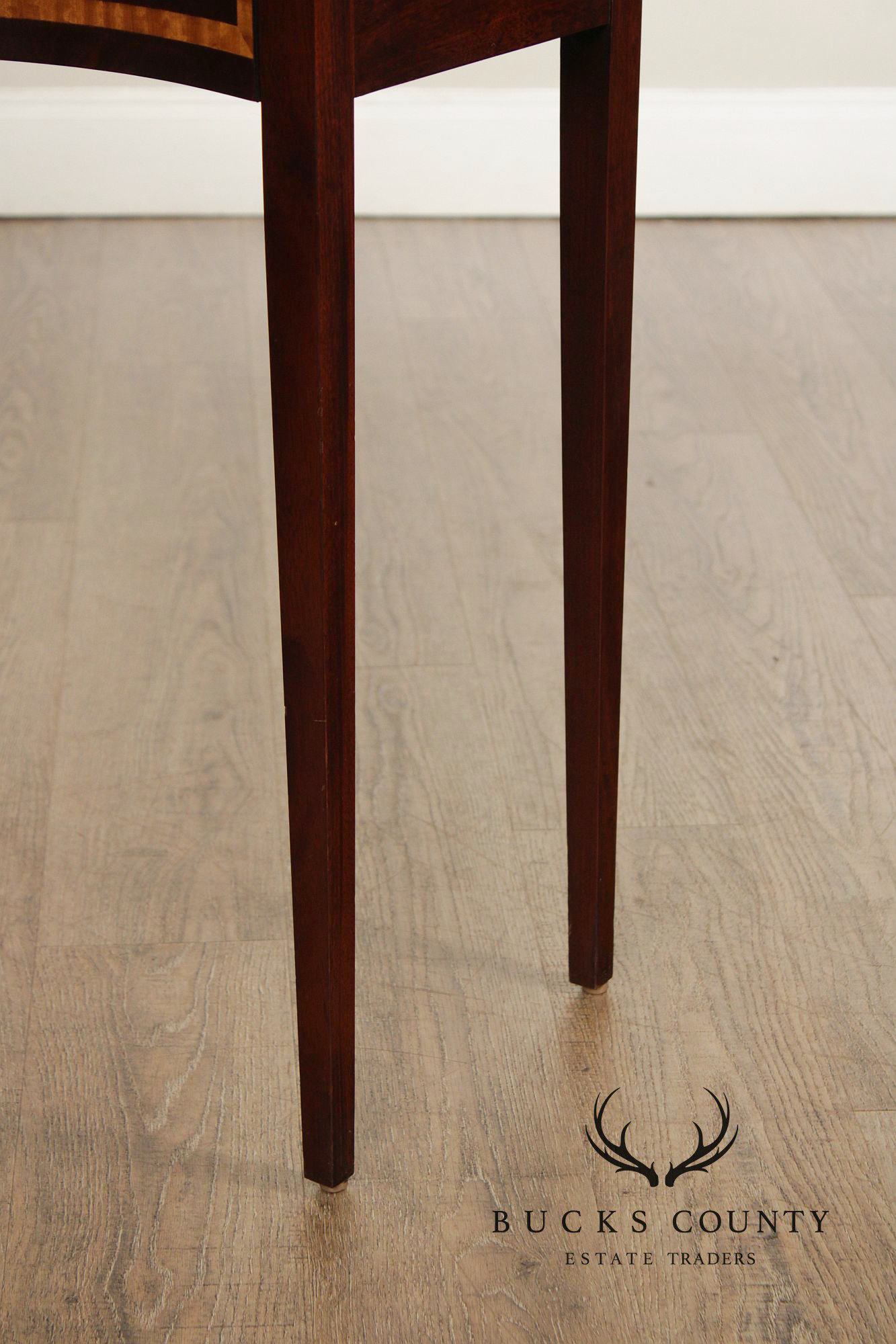 Federal Style Inlaid Mahogany Narrow Console Table