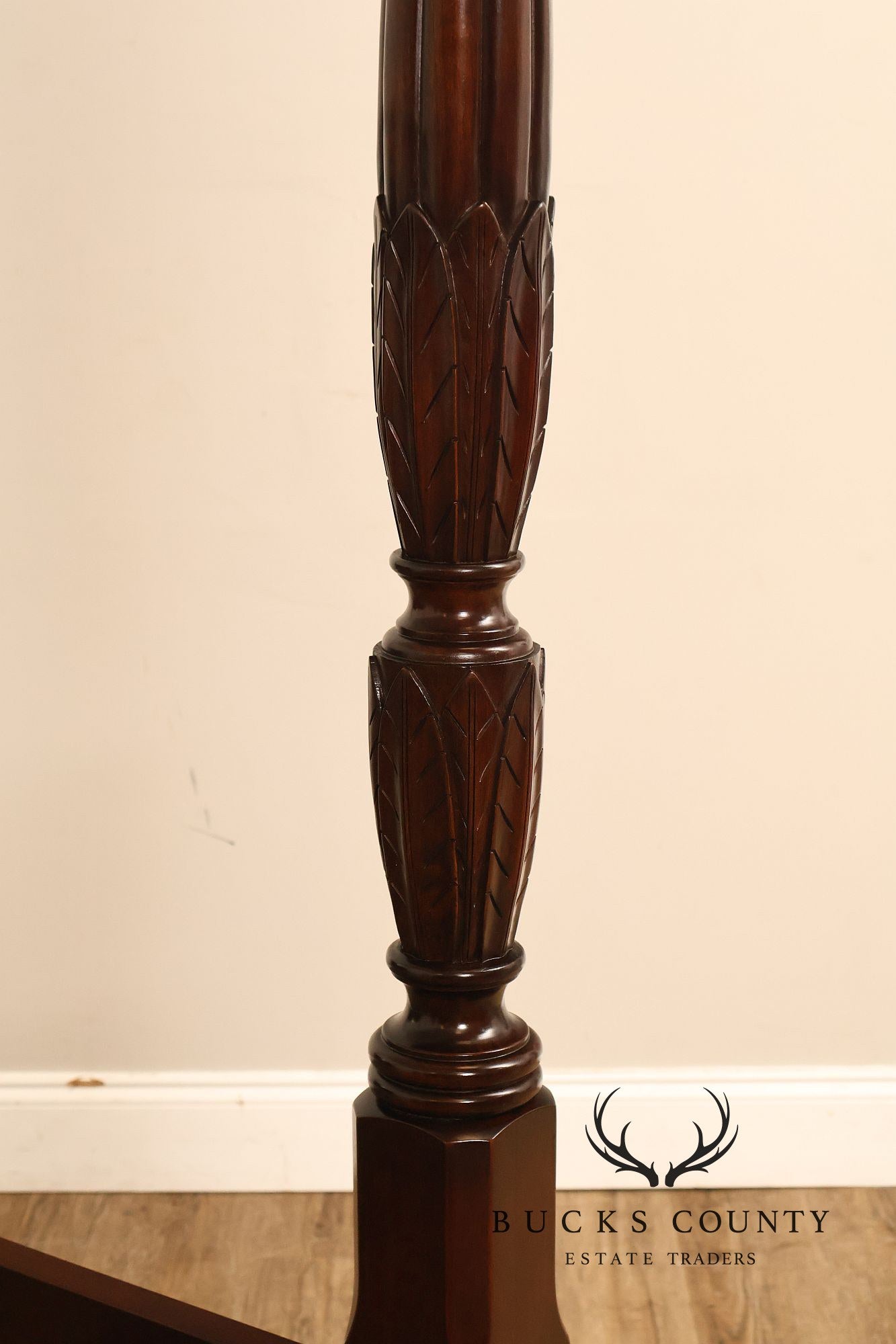 Statton King Size Carved Cherry Poster Bed