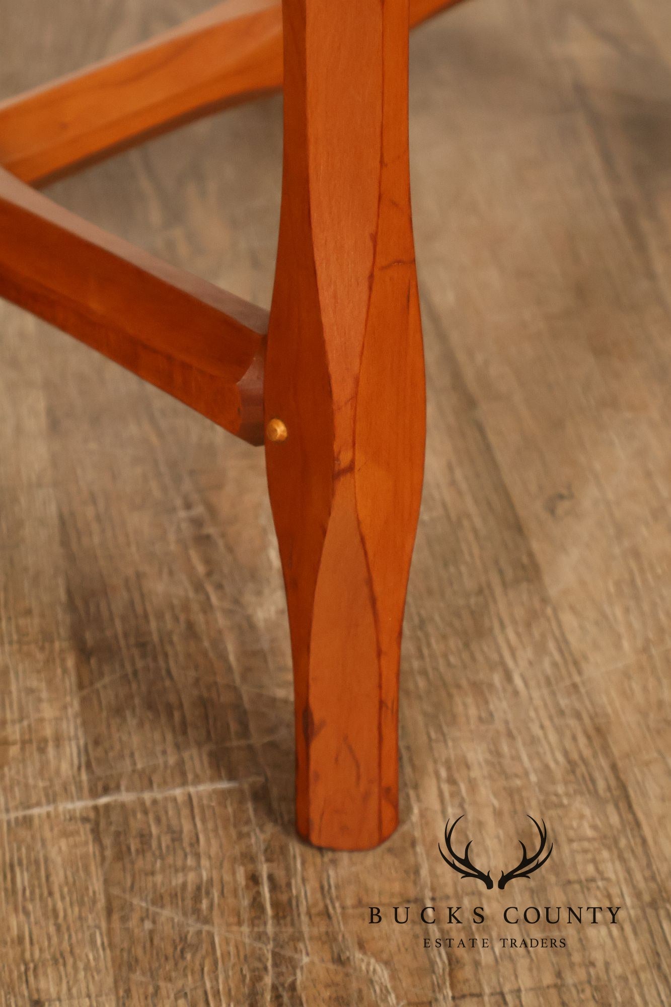 Hunt Country Furniture Set of Six Cherry Windsor Dining Chairs