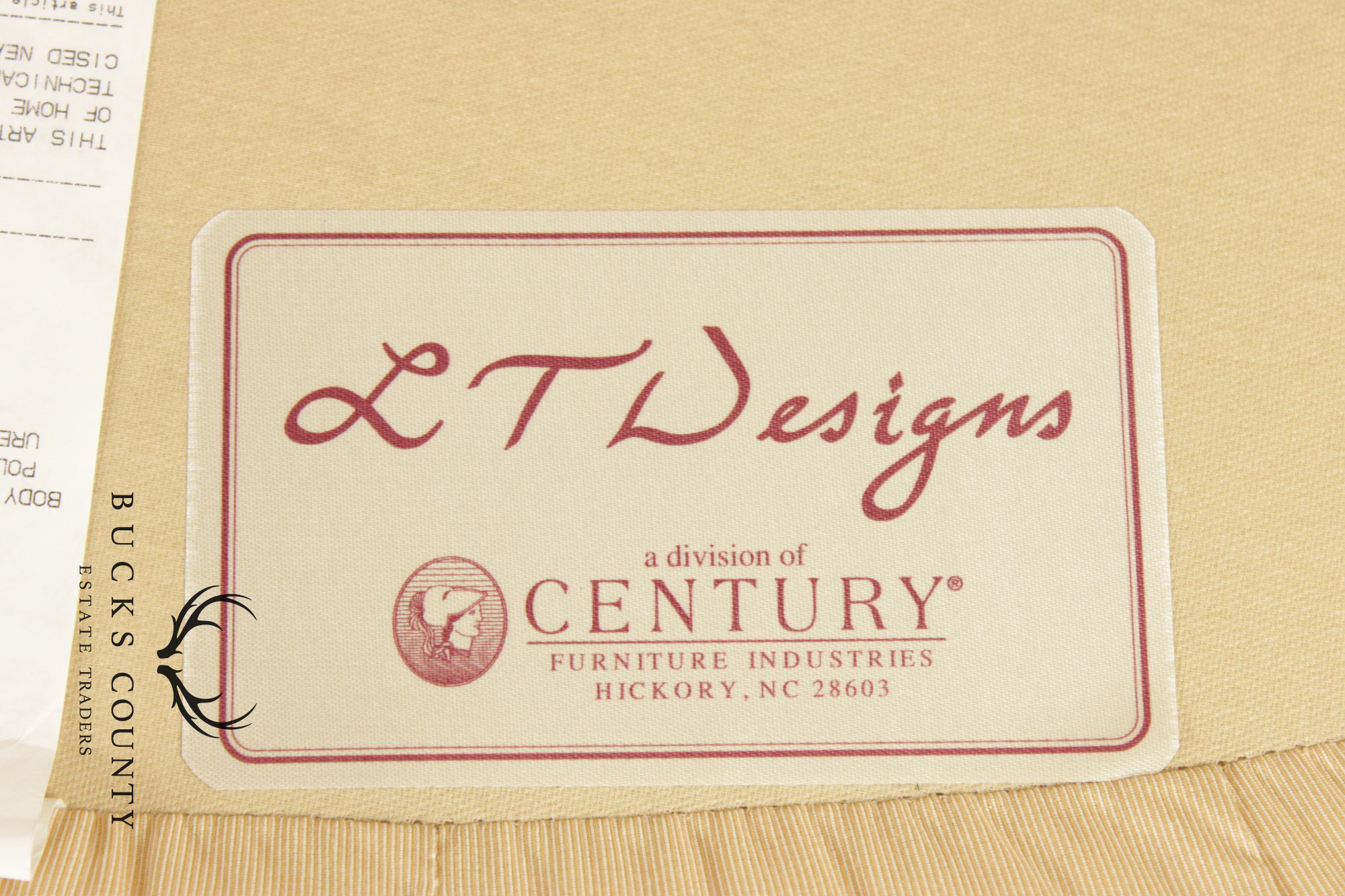 Century Furniture Pair of Upholstered Slipper Chairs