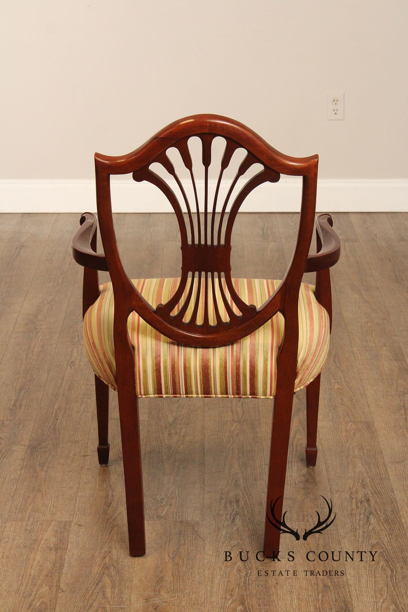 Stickley Hepplewhite Style Mahogany Dining Armchair