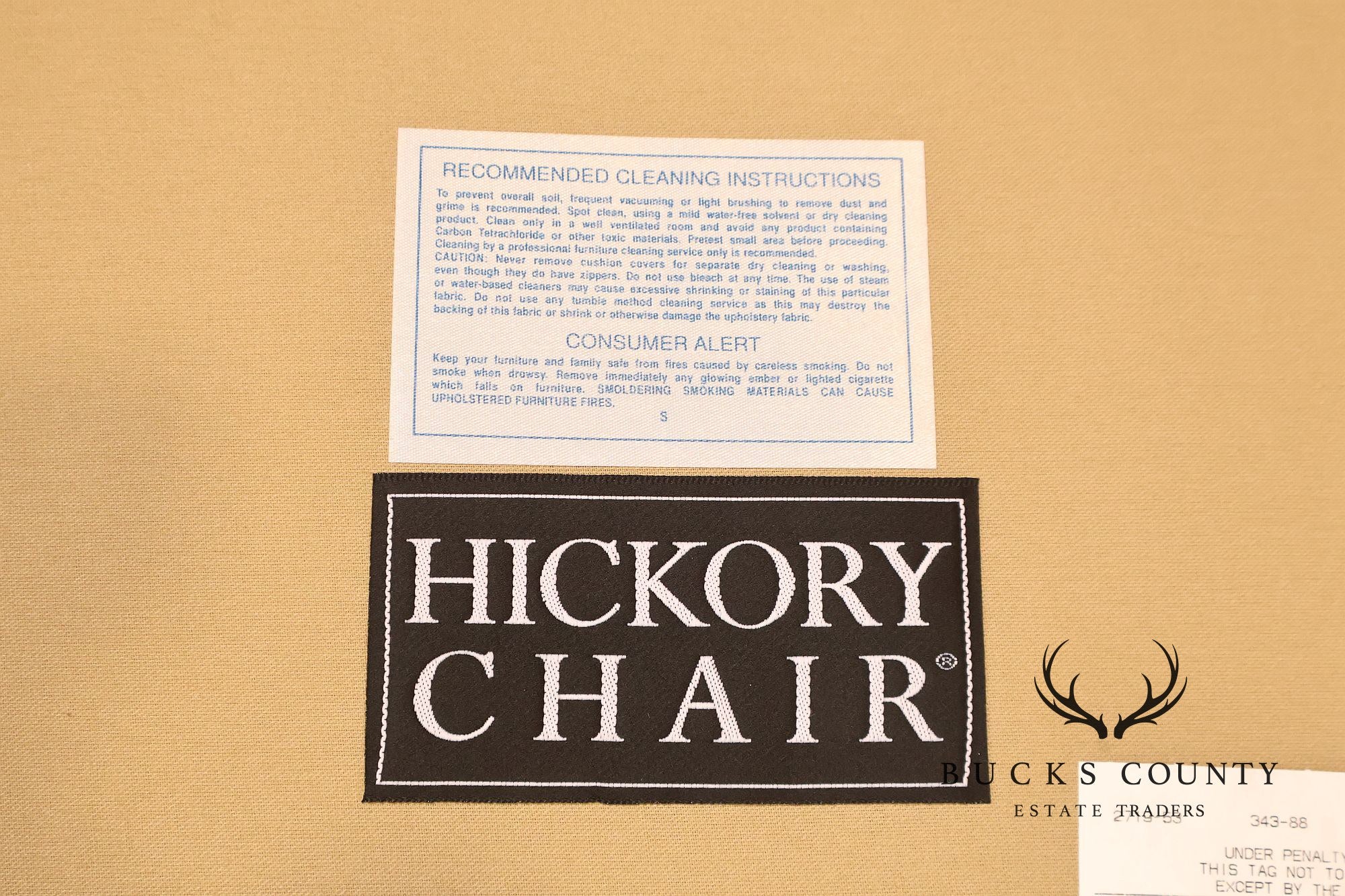 Hickory Chair Company Pair Of Custom Upholstered Silk Damask Sofas