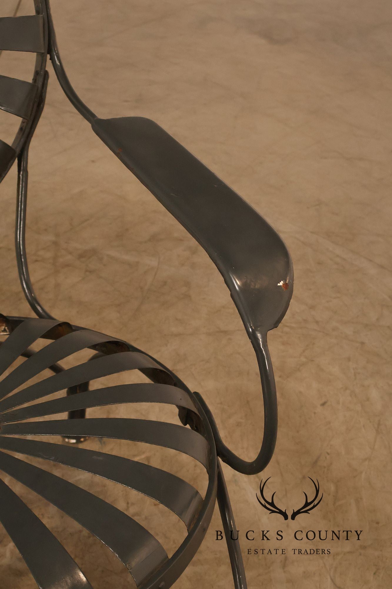 Francois Carre Outdoor Patio Sunburst Armchair