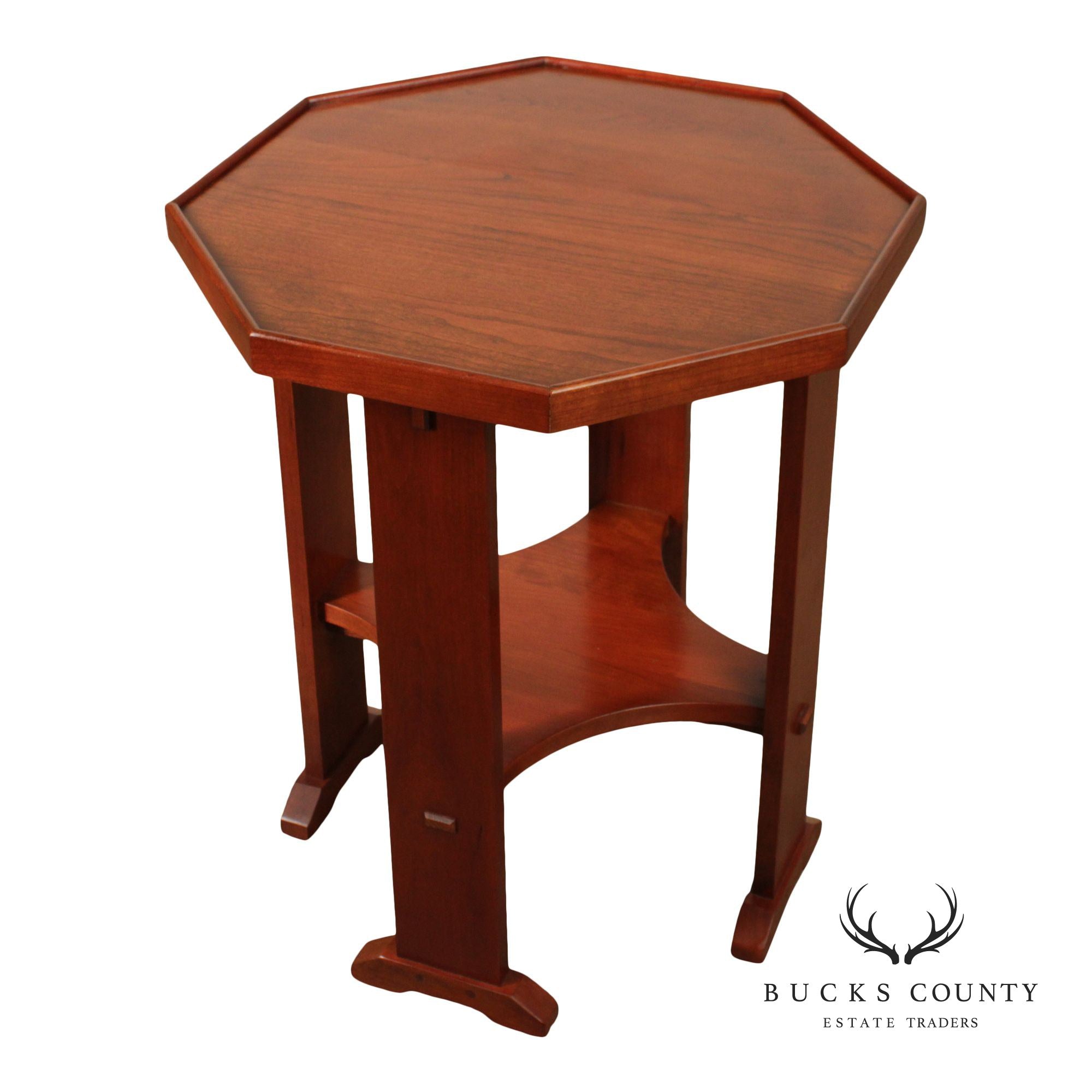 Stickley Mission Collection Cherry Octagonal Table