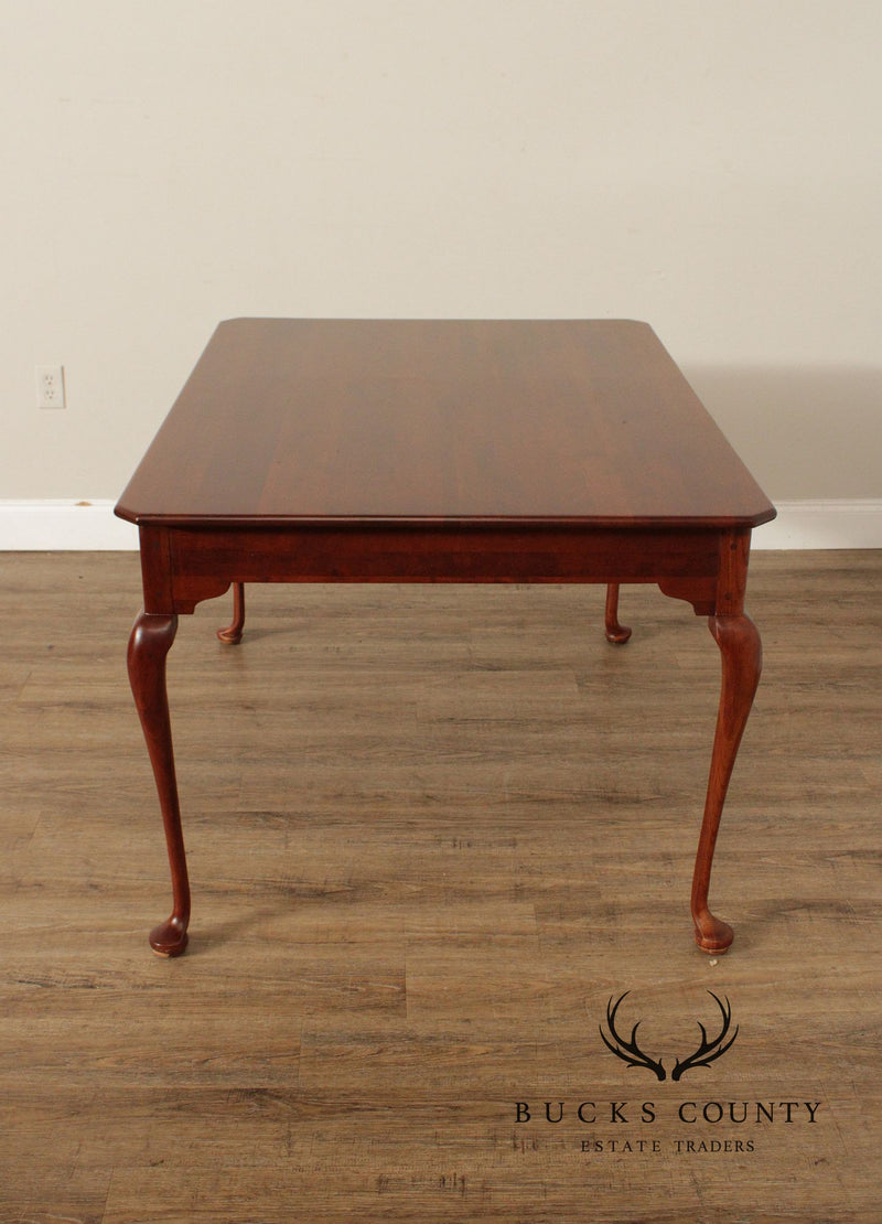 Lexington Queen Anne Farmhouse Style Cherry Dining 'Keeping' Table