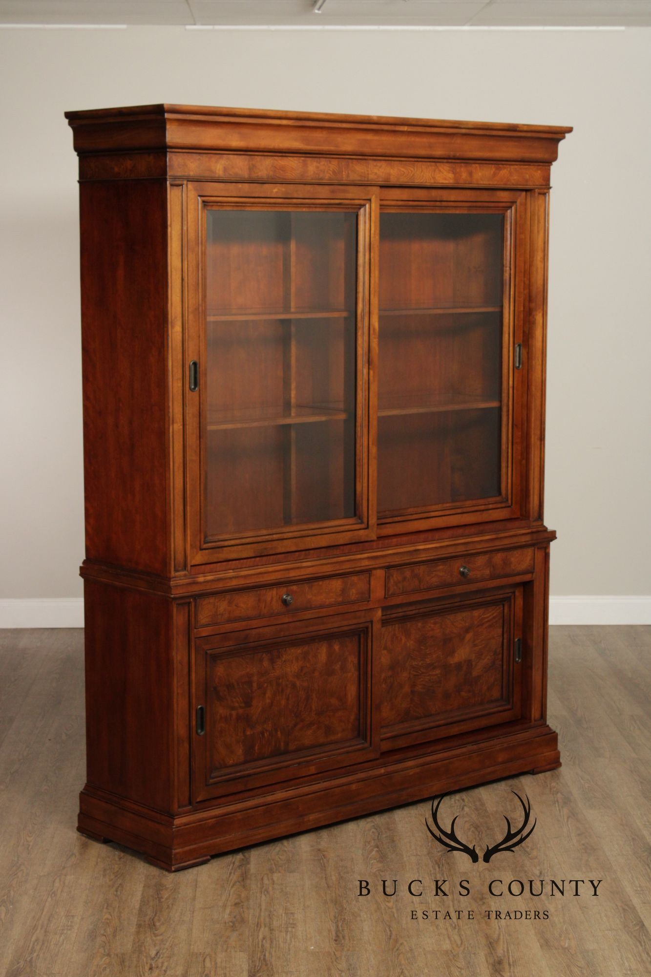 Ethan Allen 'Townhouse' Burlwood Bookcase