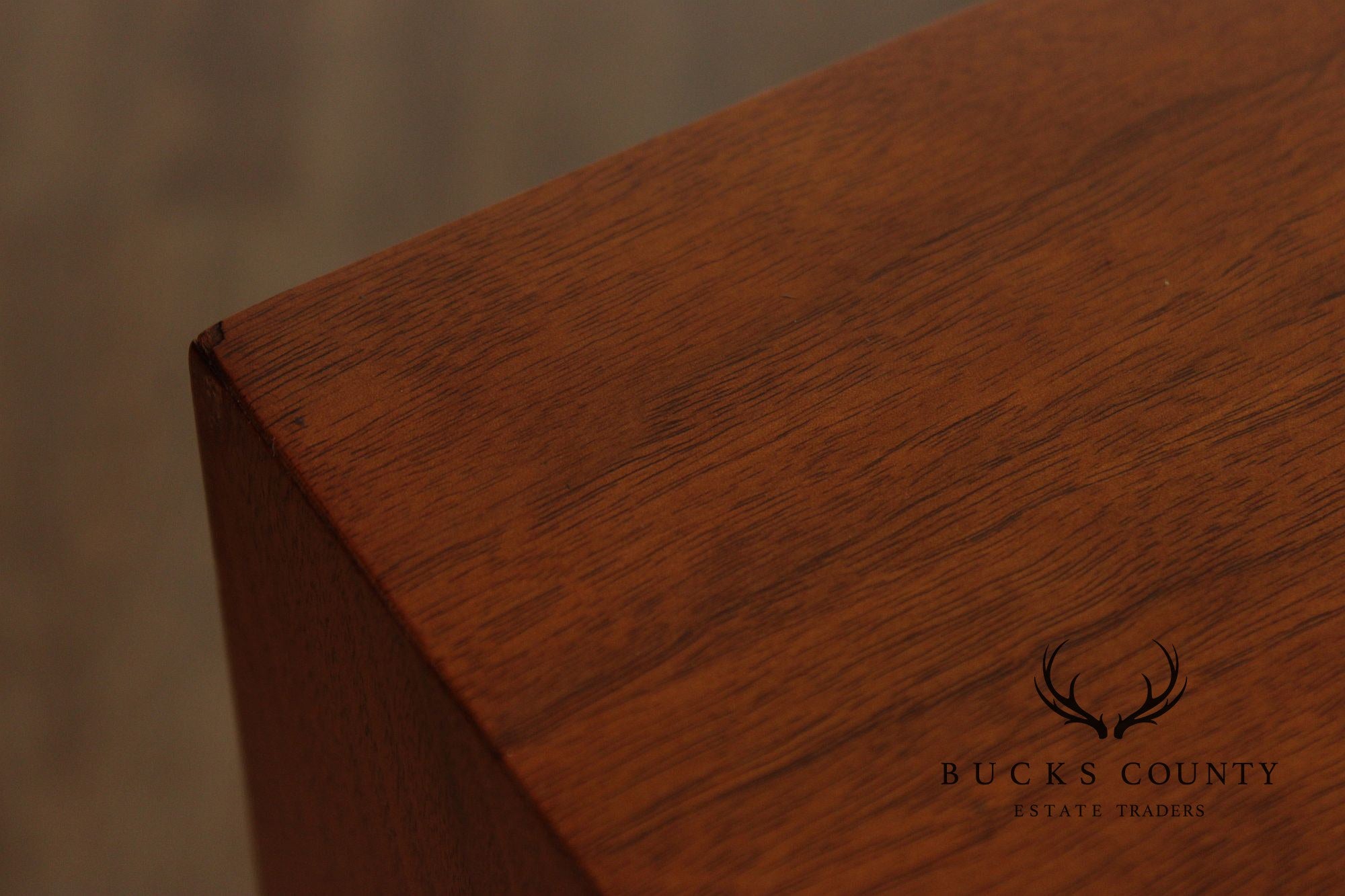 Thomasville Motif Mid-Century Modern Walnut Triple Dresser