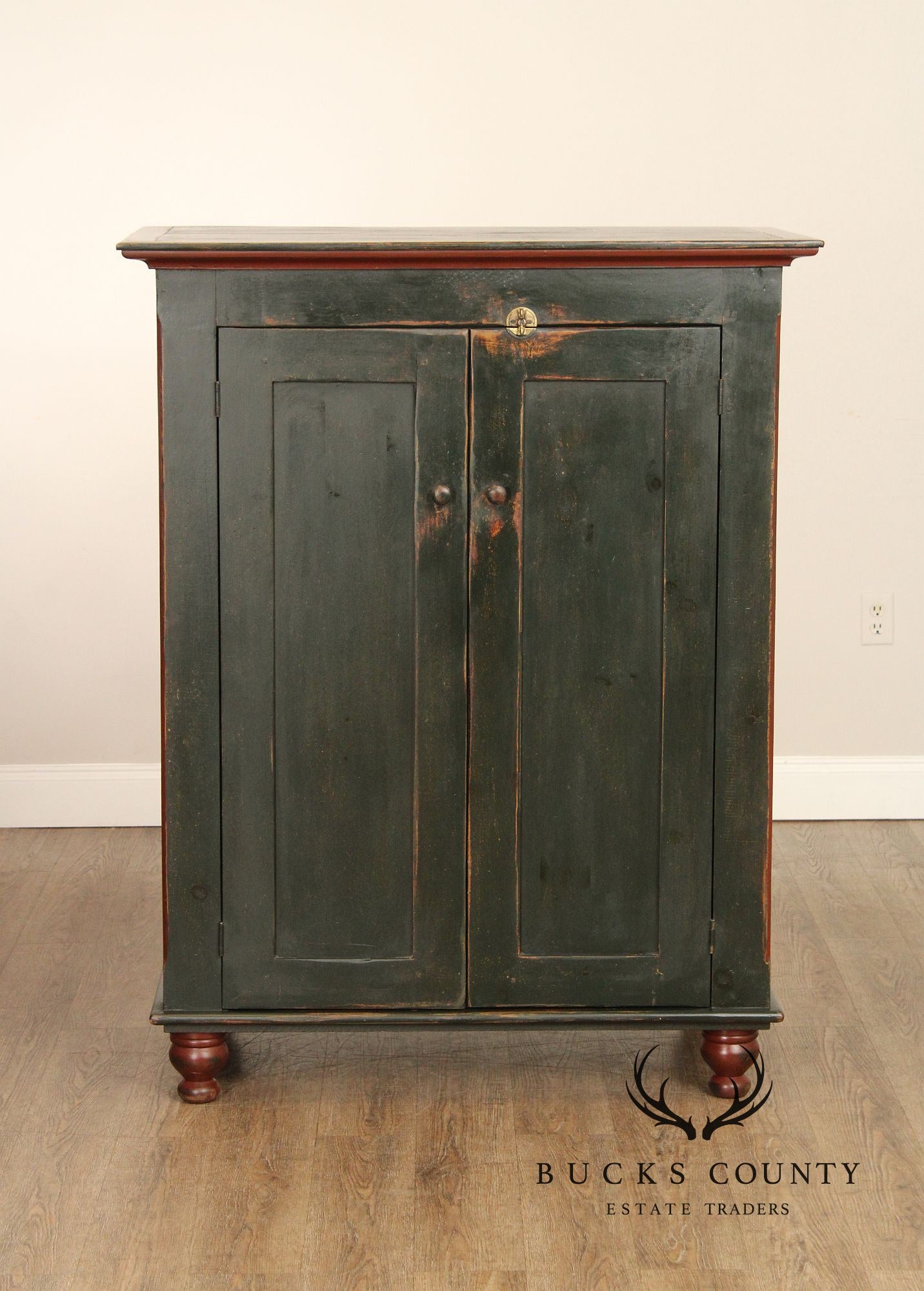 Oley Valley Reproductions Distress Painted Cupboard