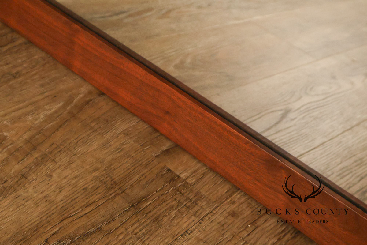 E.A. Clore Custom Walnut Hanging Wall Mirror