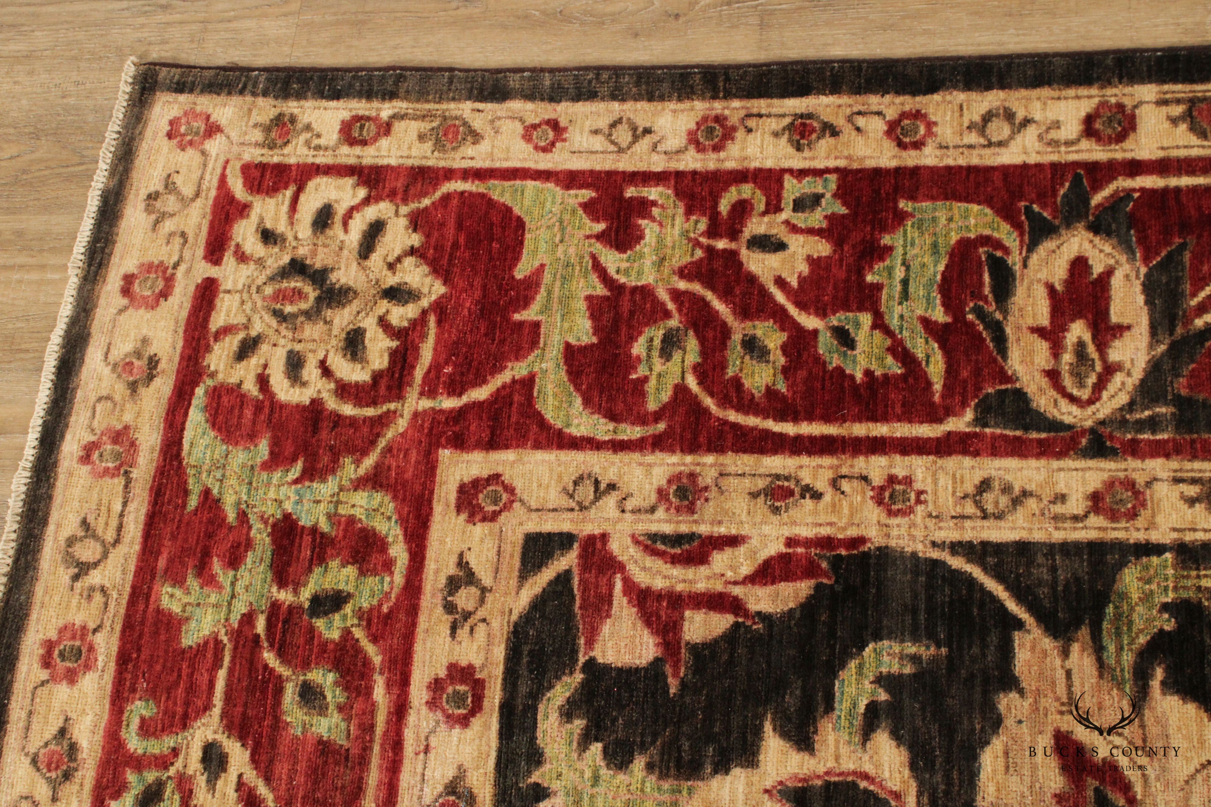 Persian Sultanabad Wool Area Rug 8' X 12'
