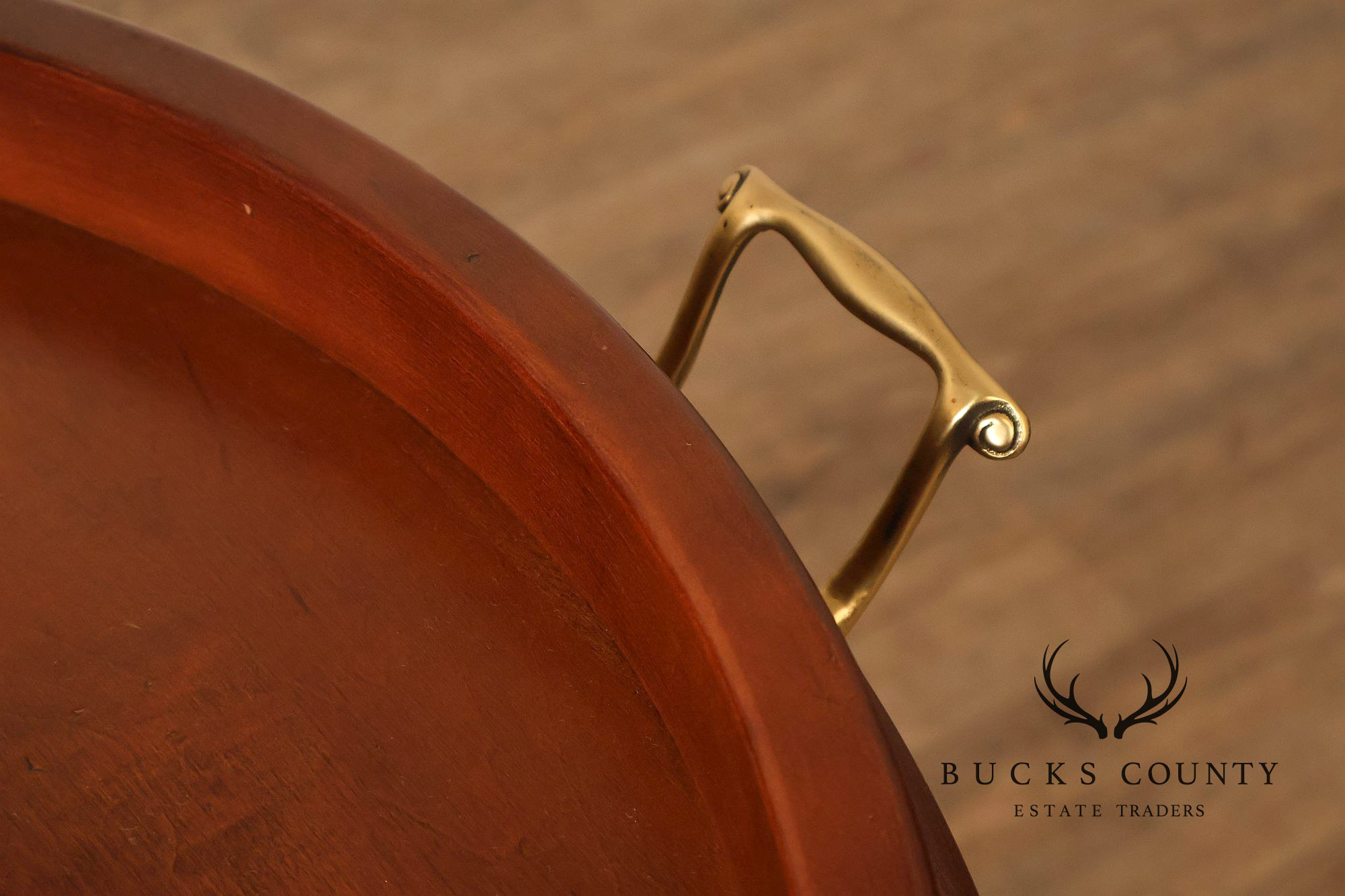 Ethan Allen British Classics Barbados Wooden Folding Tray Table