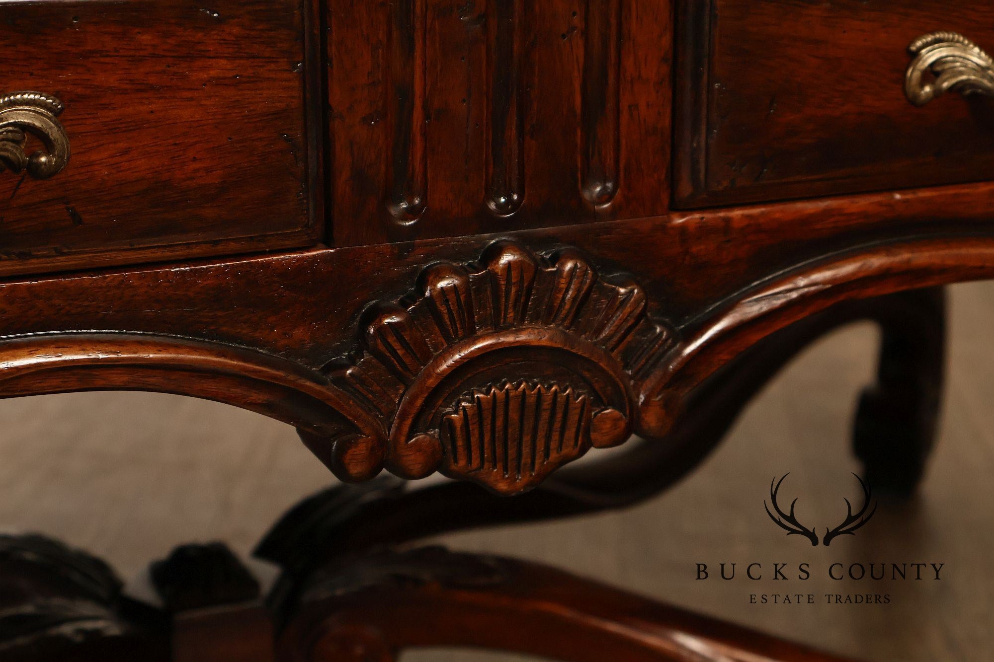 Henredon Carlyle Collection Louis XV Style Marble Top Cocktail Table