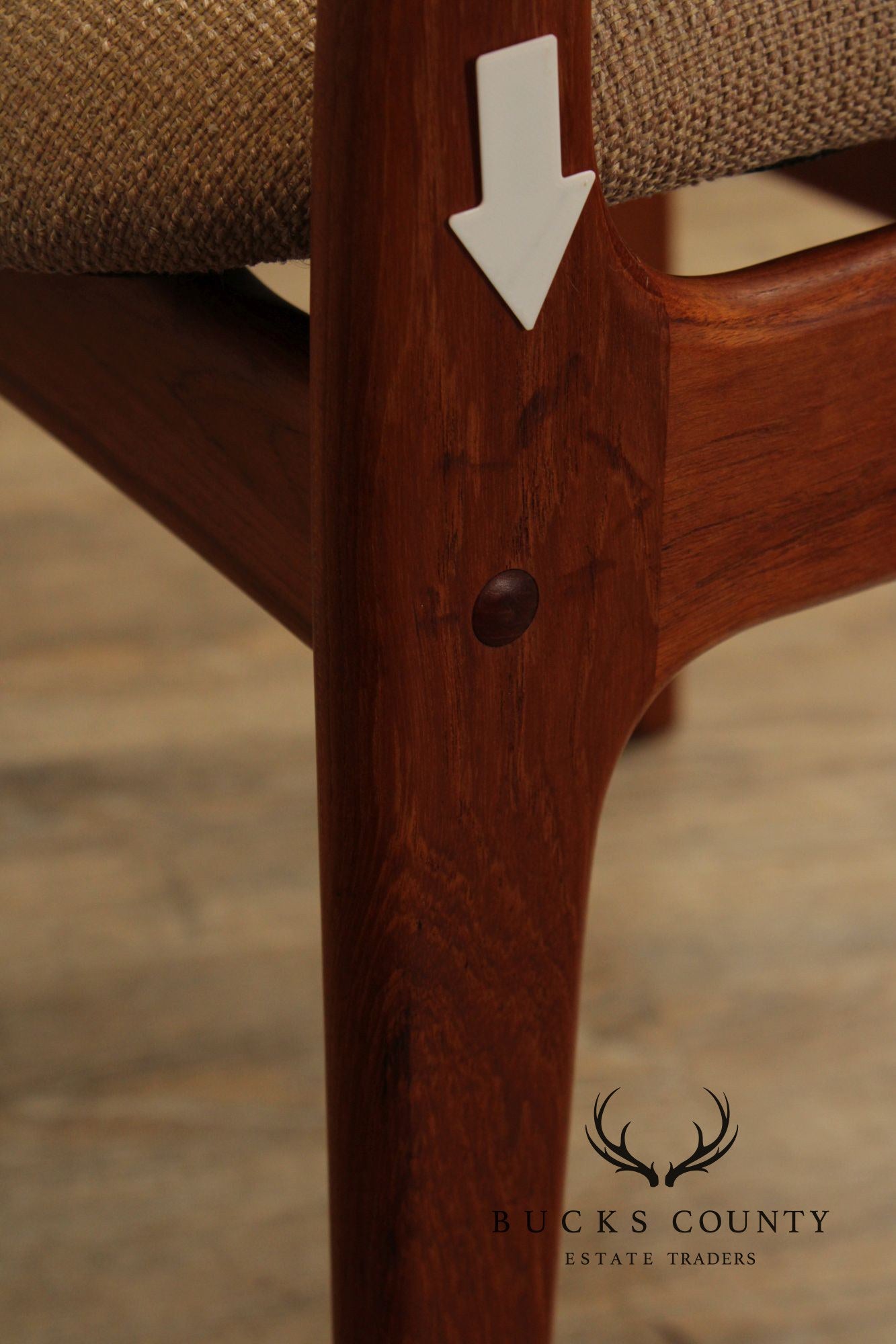 Benny Linden Danish Modern Style Pair of Teak Armchairs