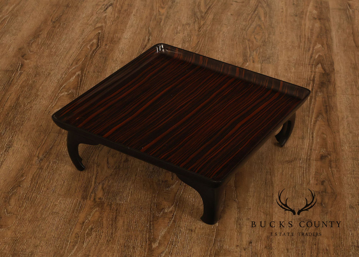 Ming Style Tiered Macassar Ebony Stacking Side Tables