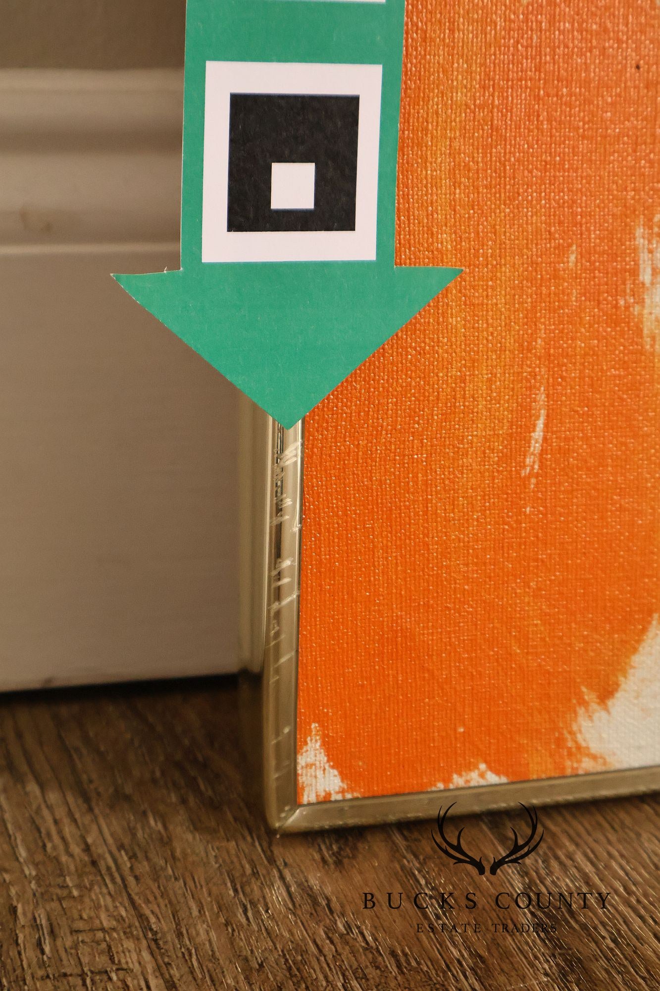 Etta Benjamin Cien Mid Century Modern Abstract Oil Painting