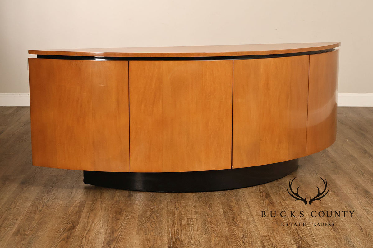 Pietro Costantini Contemporary Curved Four Door Wood Buffet