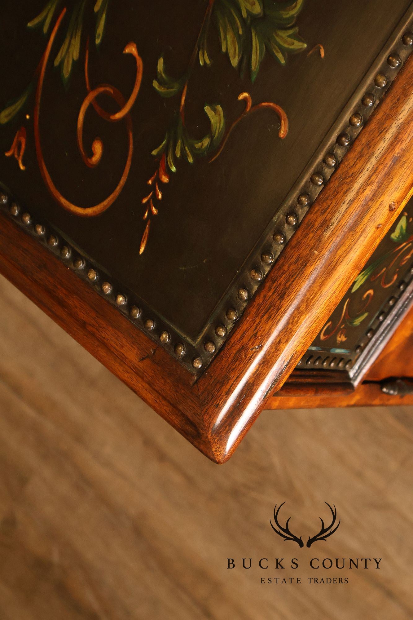 Theodore Alexander Decorated Chest With Drawers And Cabinet Doors