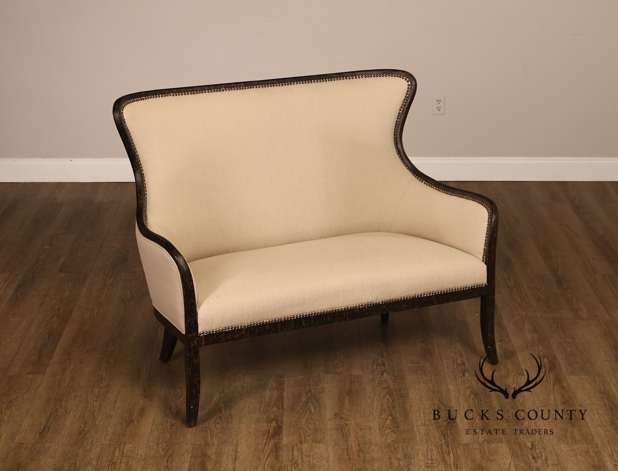 Uttermost French Country Style Upholstered Settee