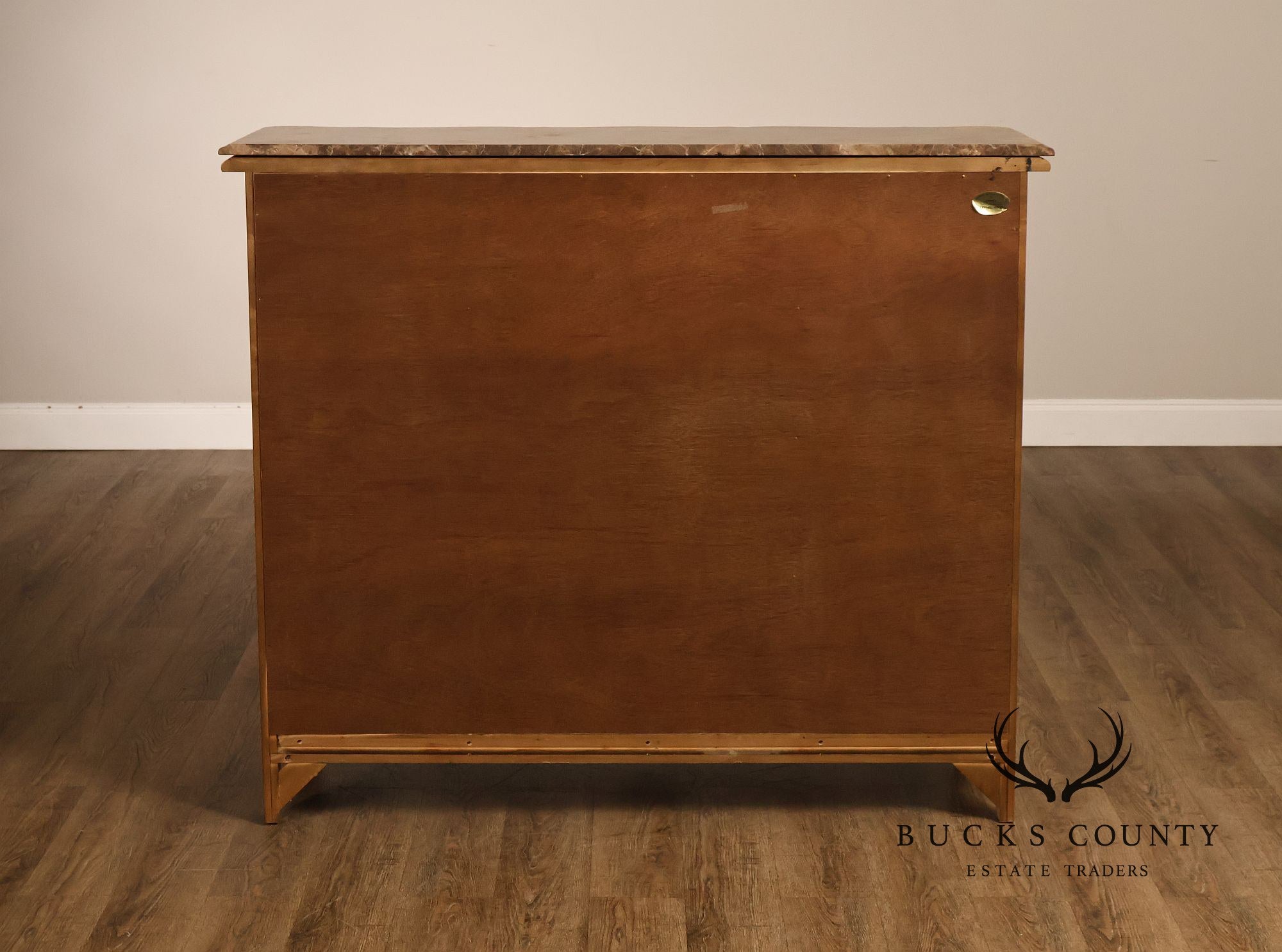 Century Furniture  French Provincial Style Marble Top Chest