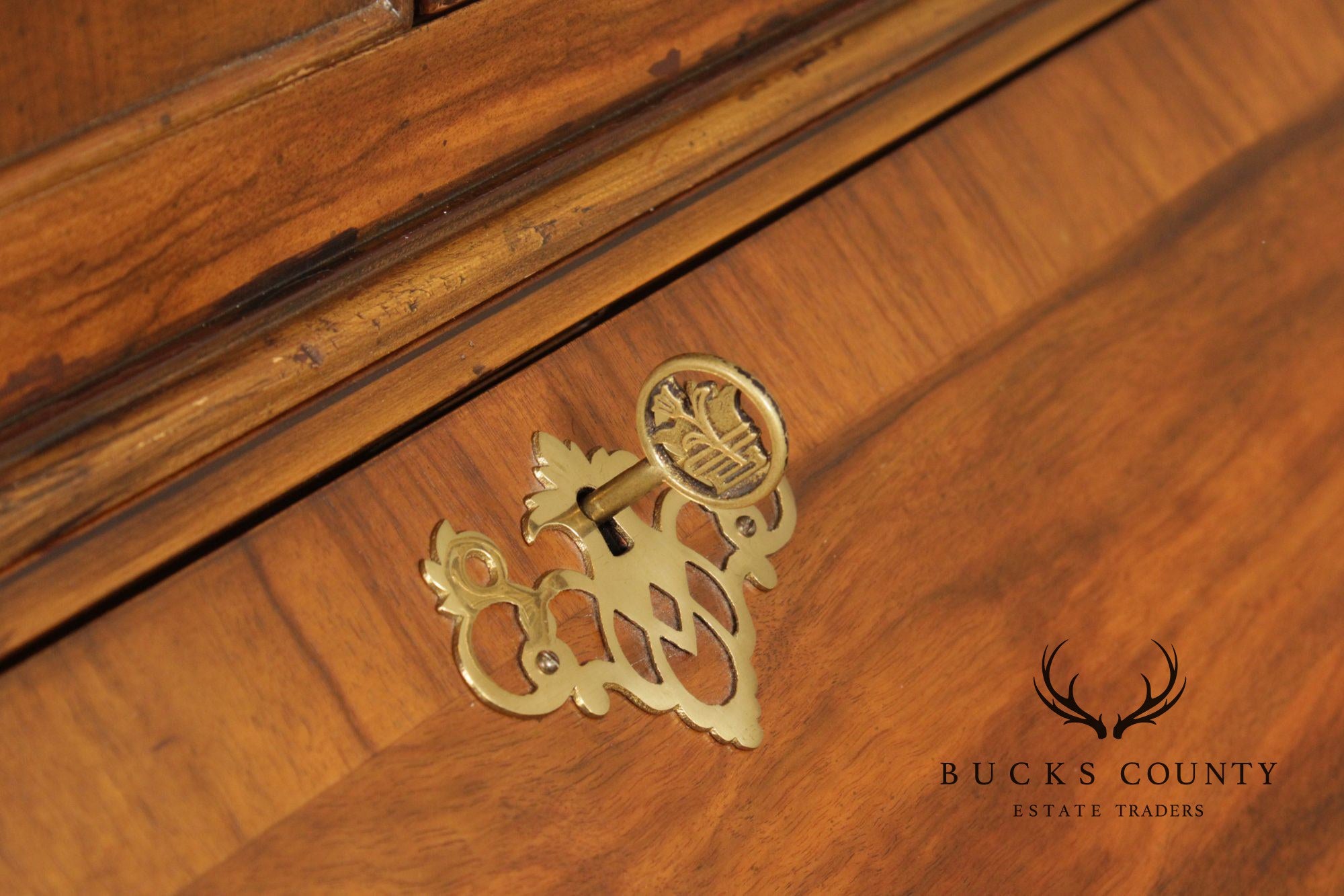 Baker Collectors' Edition Walnut Secretary Desk