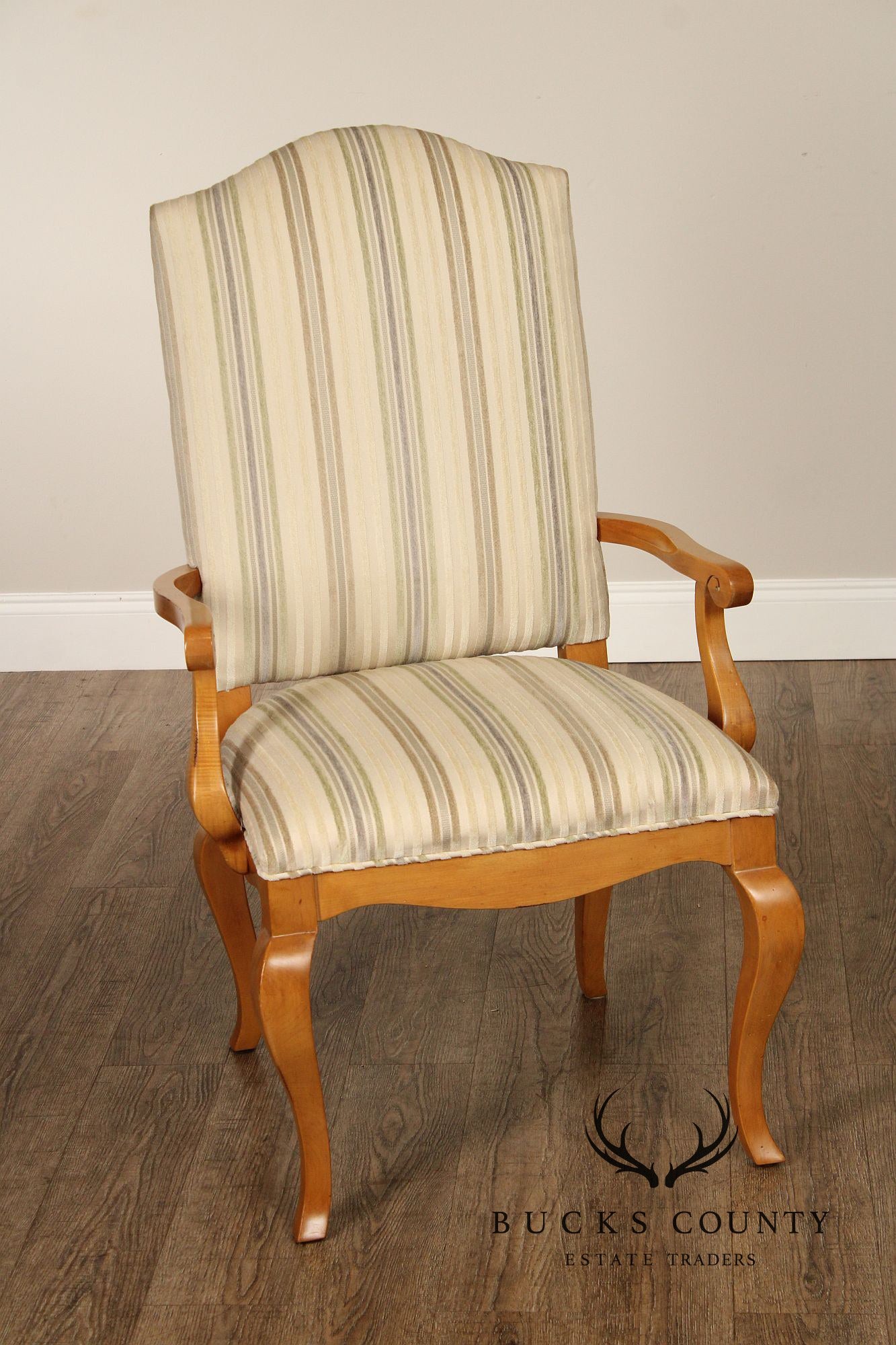 Ethan Allen French Country Style Pair of Armchairs