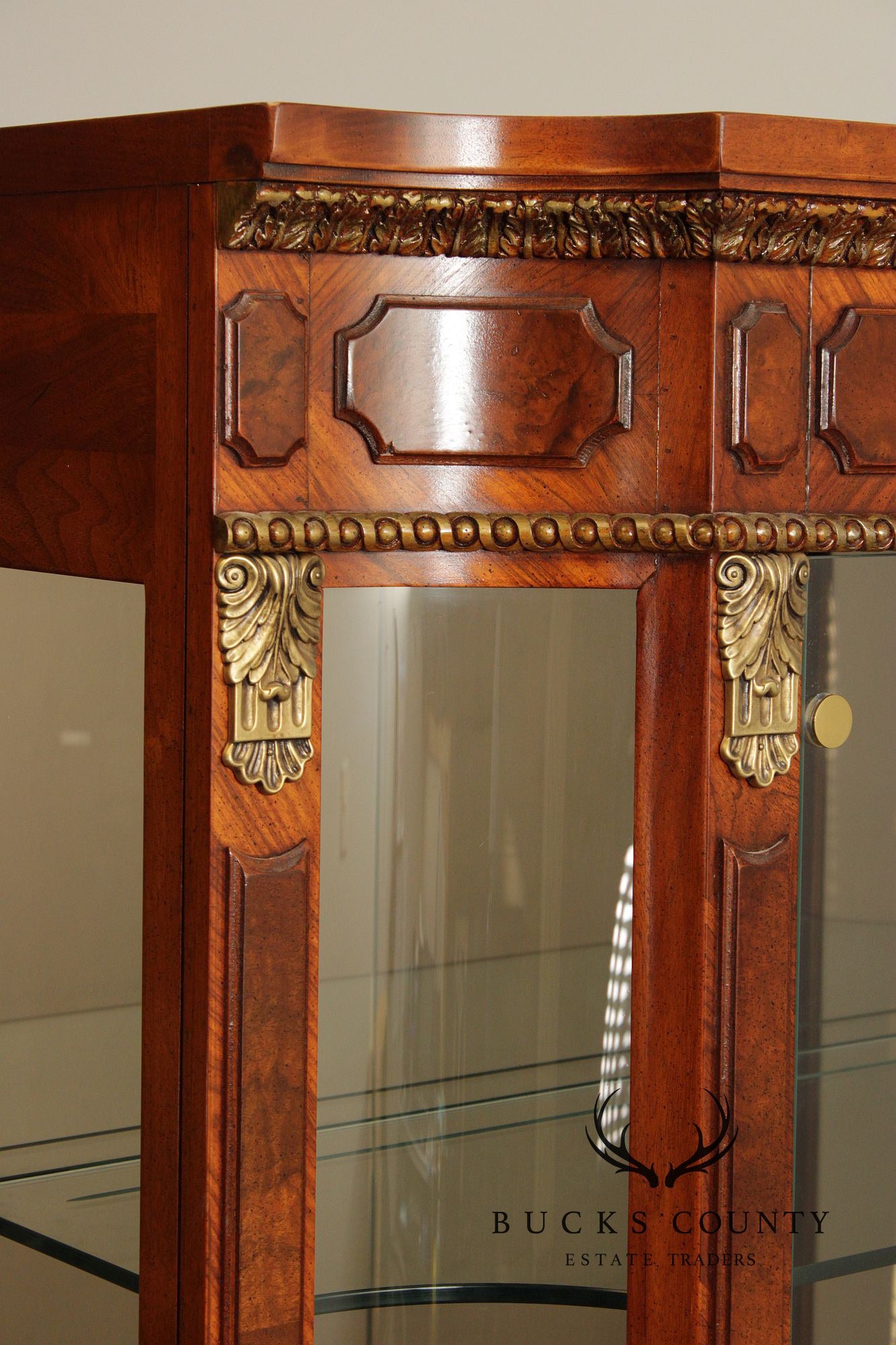 Henredon 'Grand Provenance' Walnut Display Cabinet