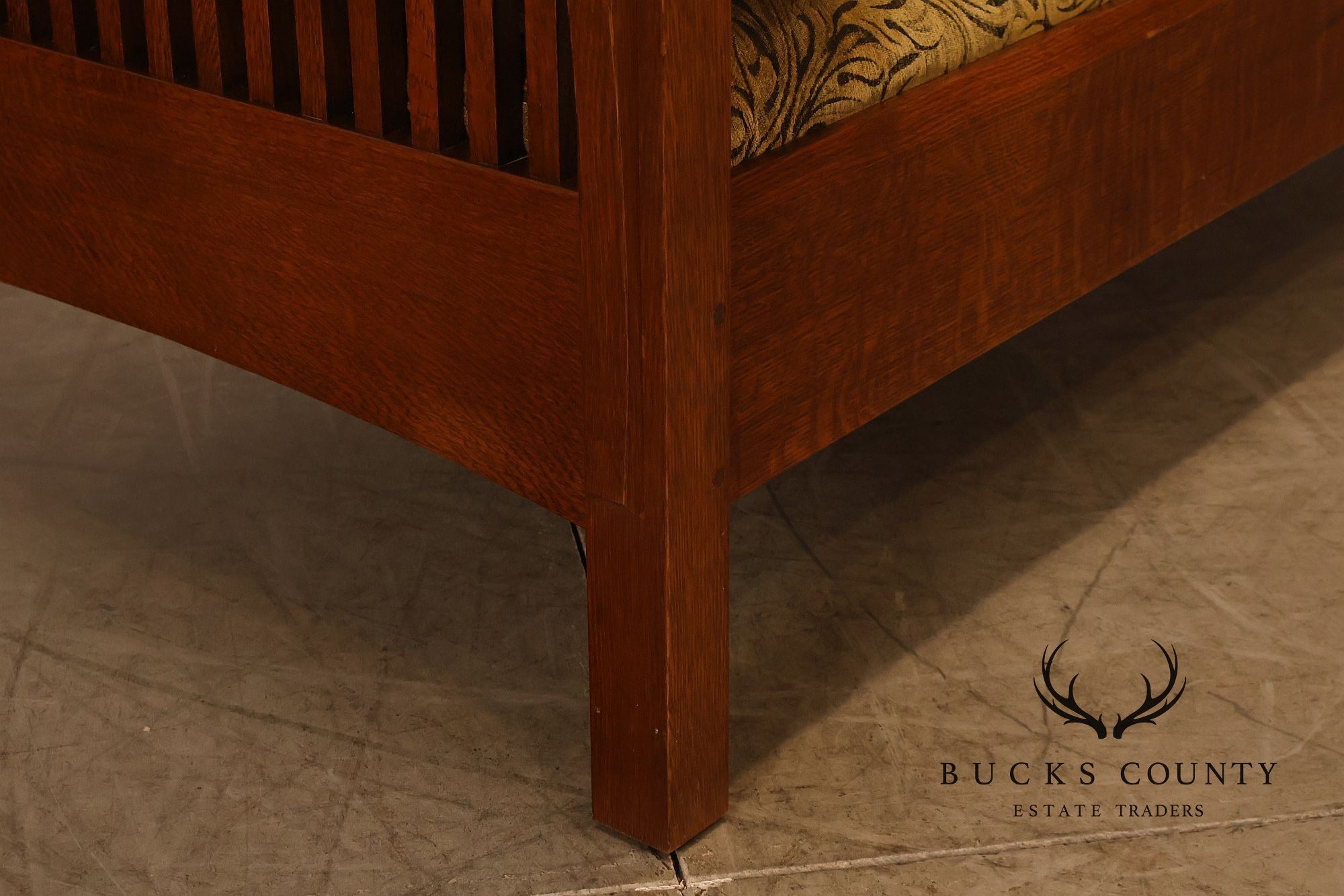 Stickley Mission Collection Oak Prairie Settle